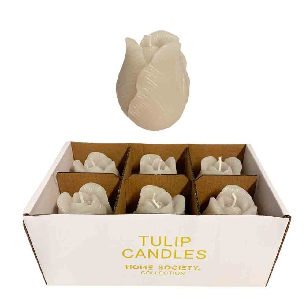 Selected by | Kaars tulp greige