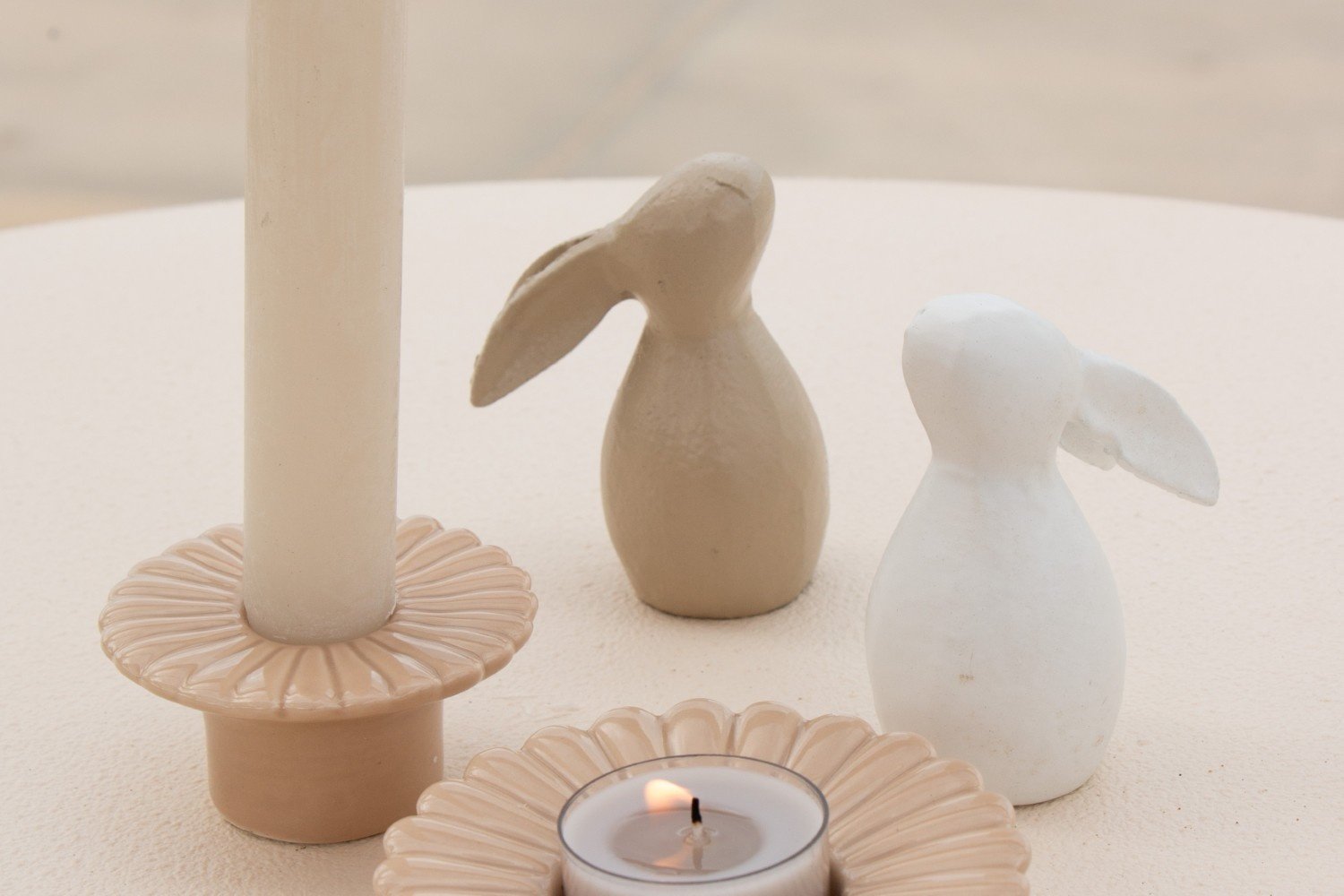 Home Society | Haasje beige wit (pst)