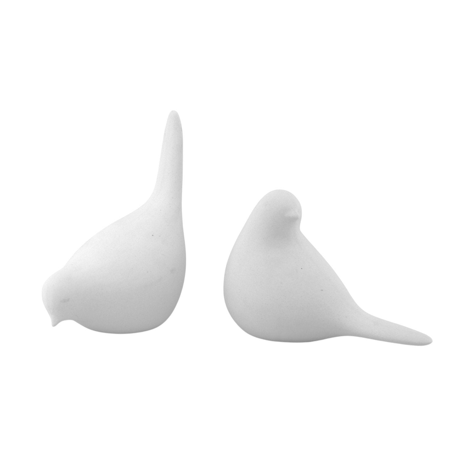 Home Society | Vogeltje porselein wit 11,5cm (pst)
