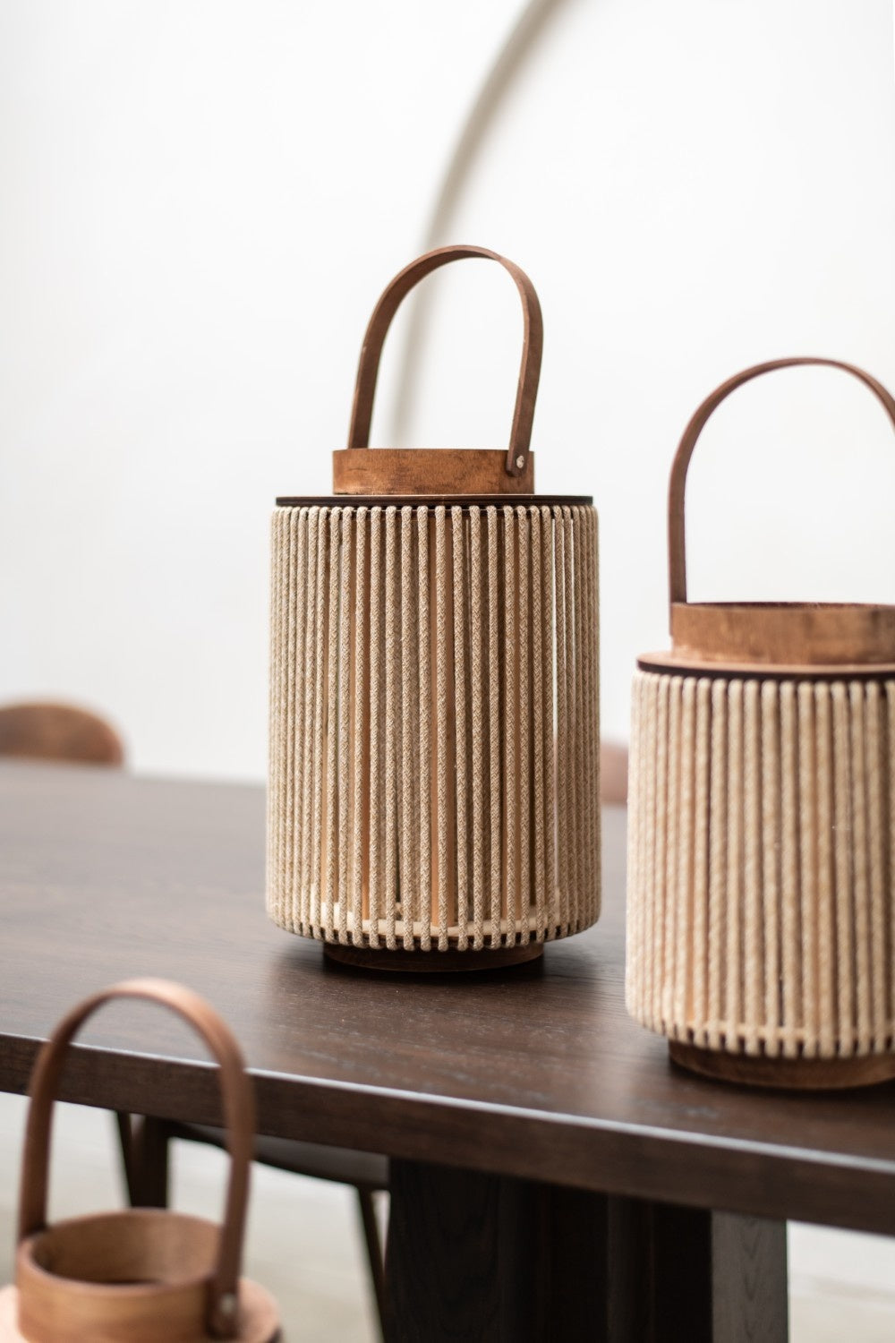 Home Society | Lantaarn Sira beige 35cm