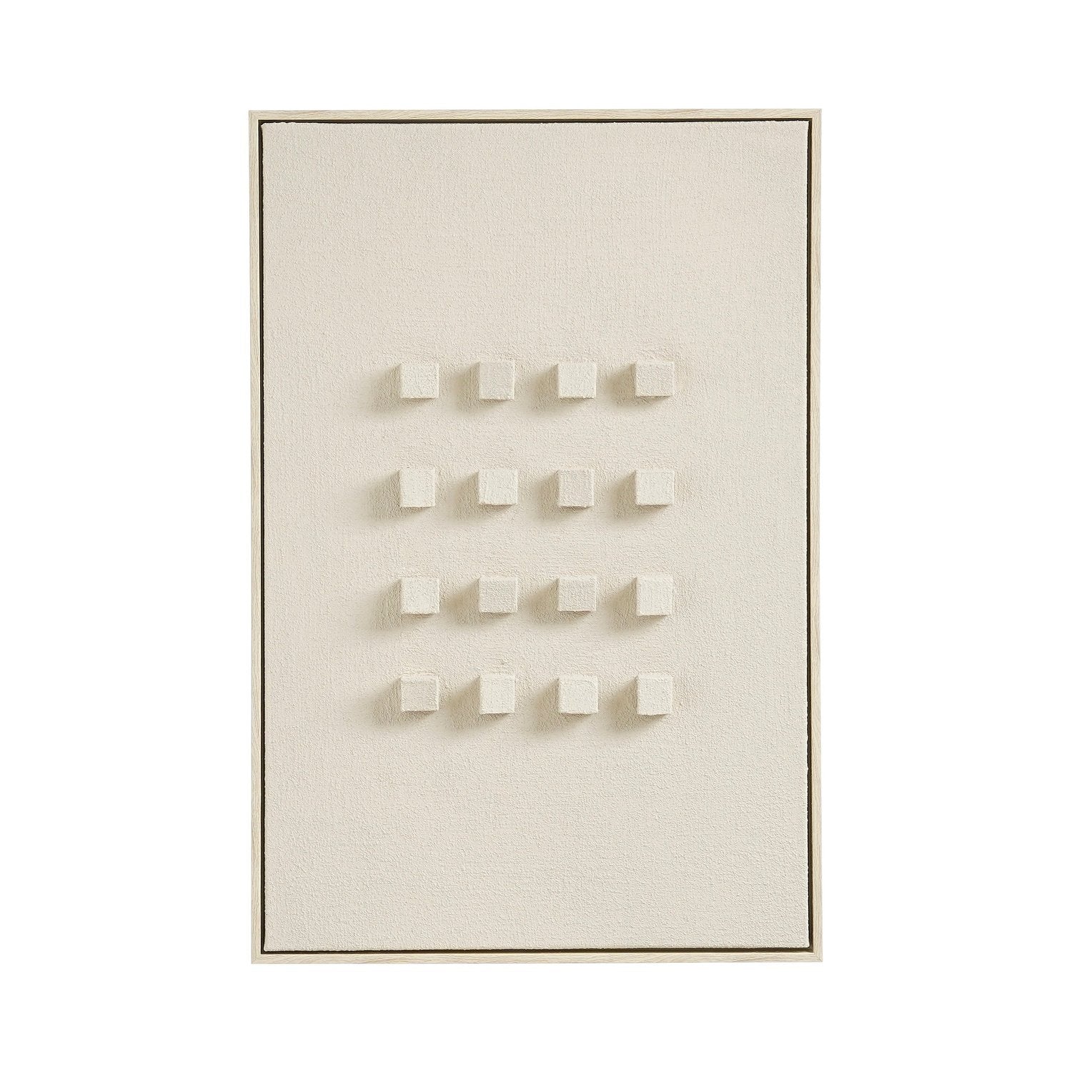 Selected By | Schilderij off white blokjes 60x40cm
