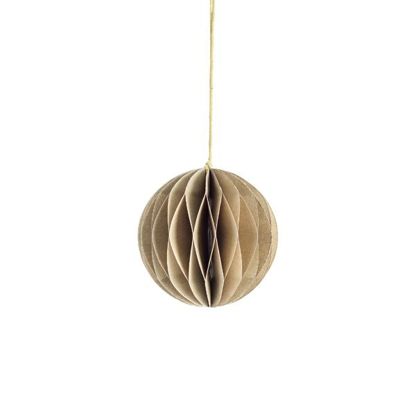 Storefactory | Ronde kersthanger beige 8cm