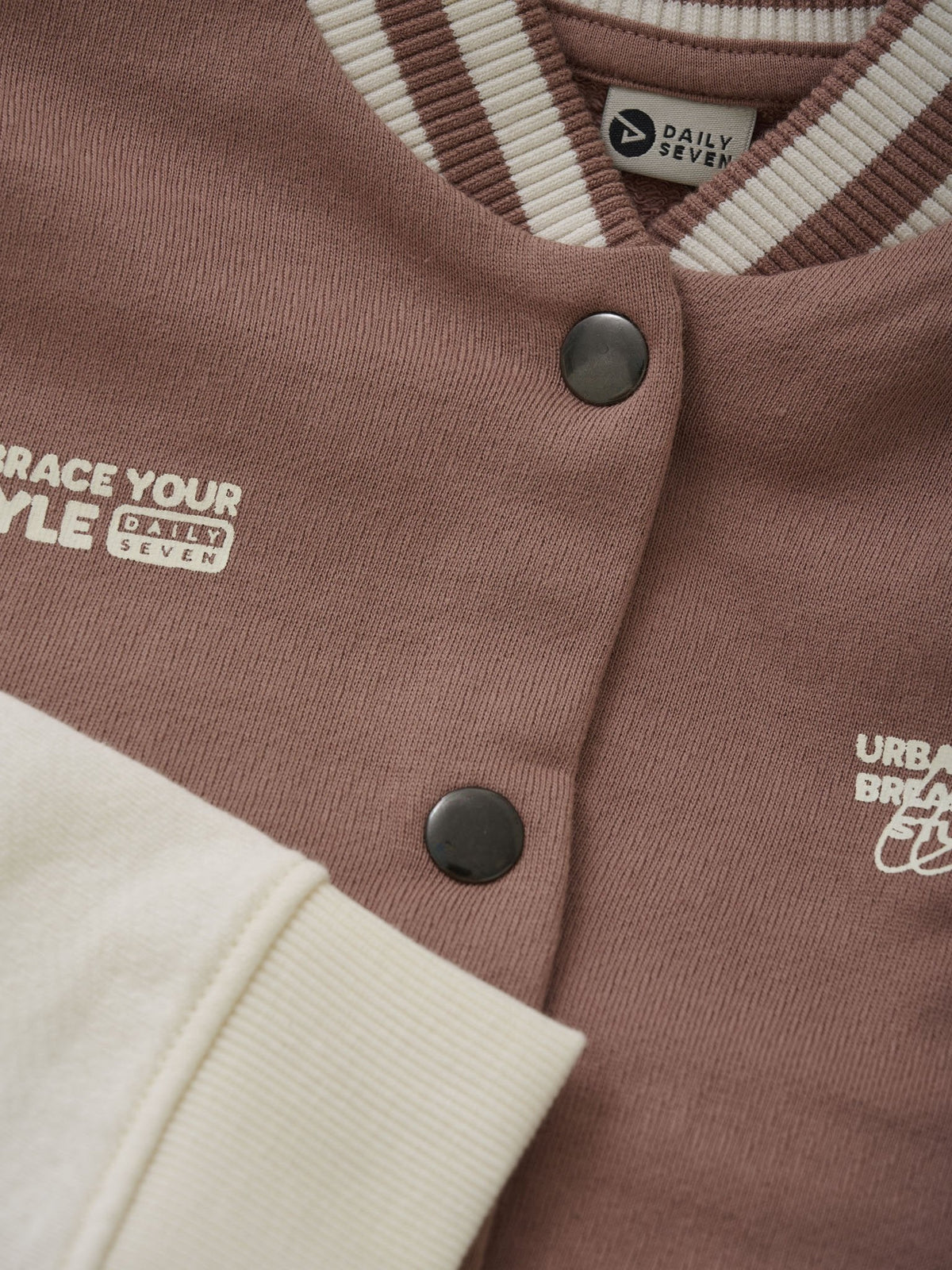 Daily7 | Bomber vest oversized burlwood