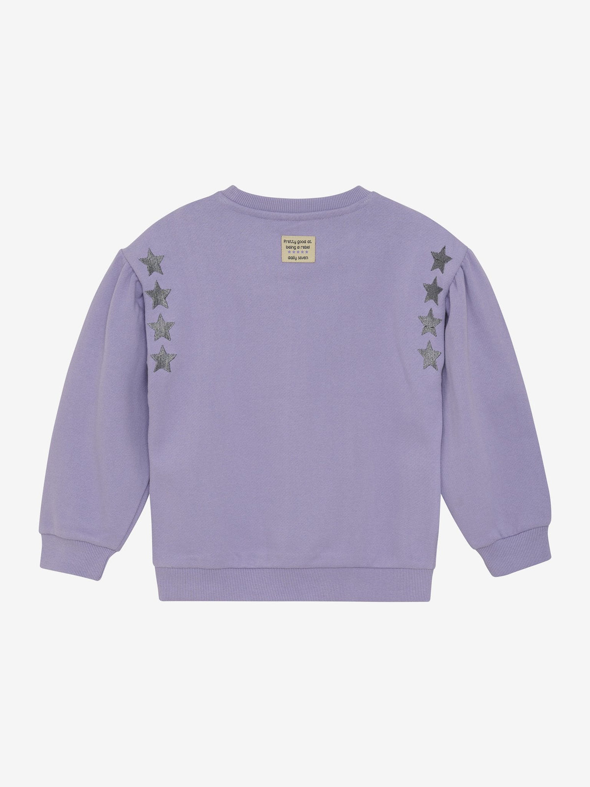 Daily7 | Sweater Embroidery paars