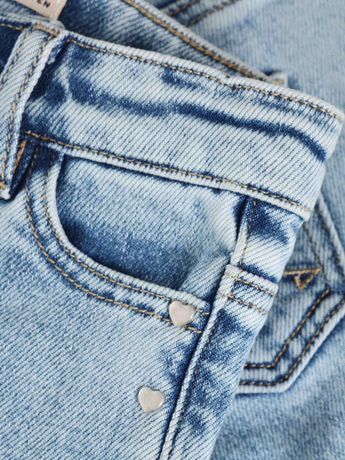 Daily7 | Jeans wide fit studs denim