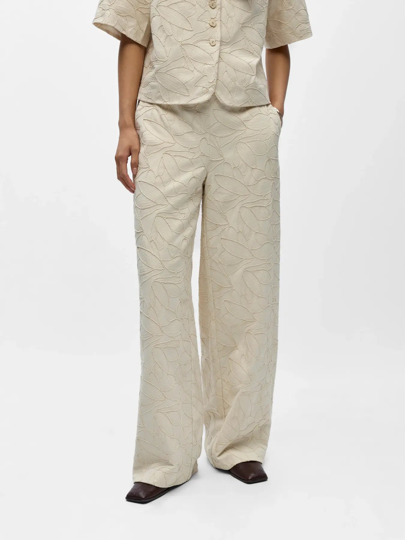 Object | Pantalon Mathilda white sand