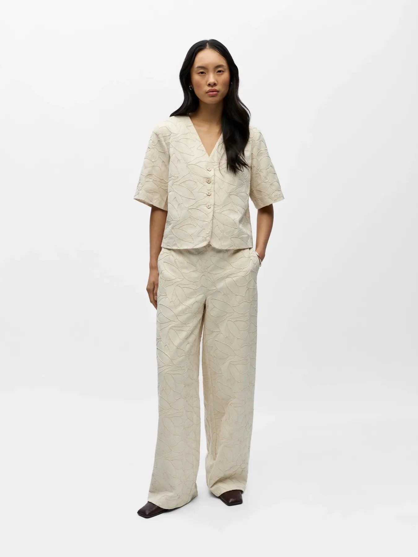 Object | Pantalon Mathilda white sand