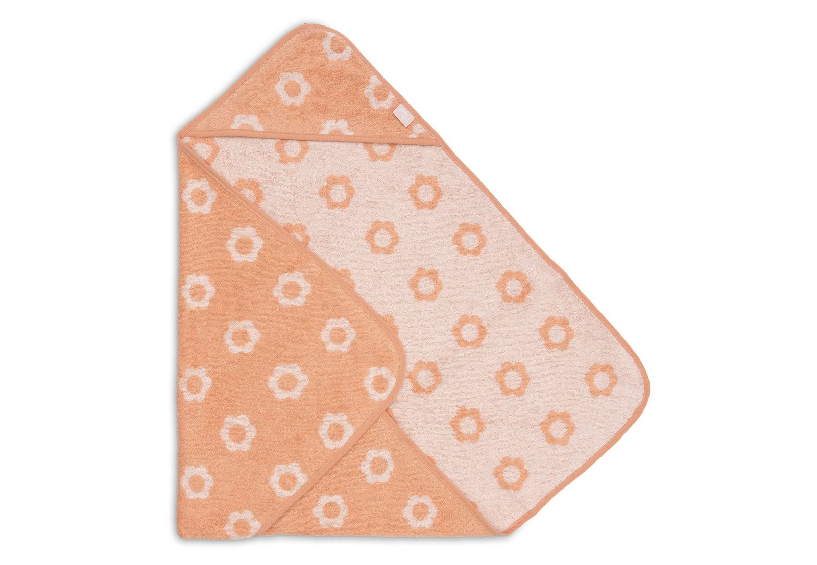 Jollein | Badcape badstof 75x75cm jacquard flower