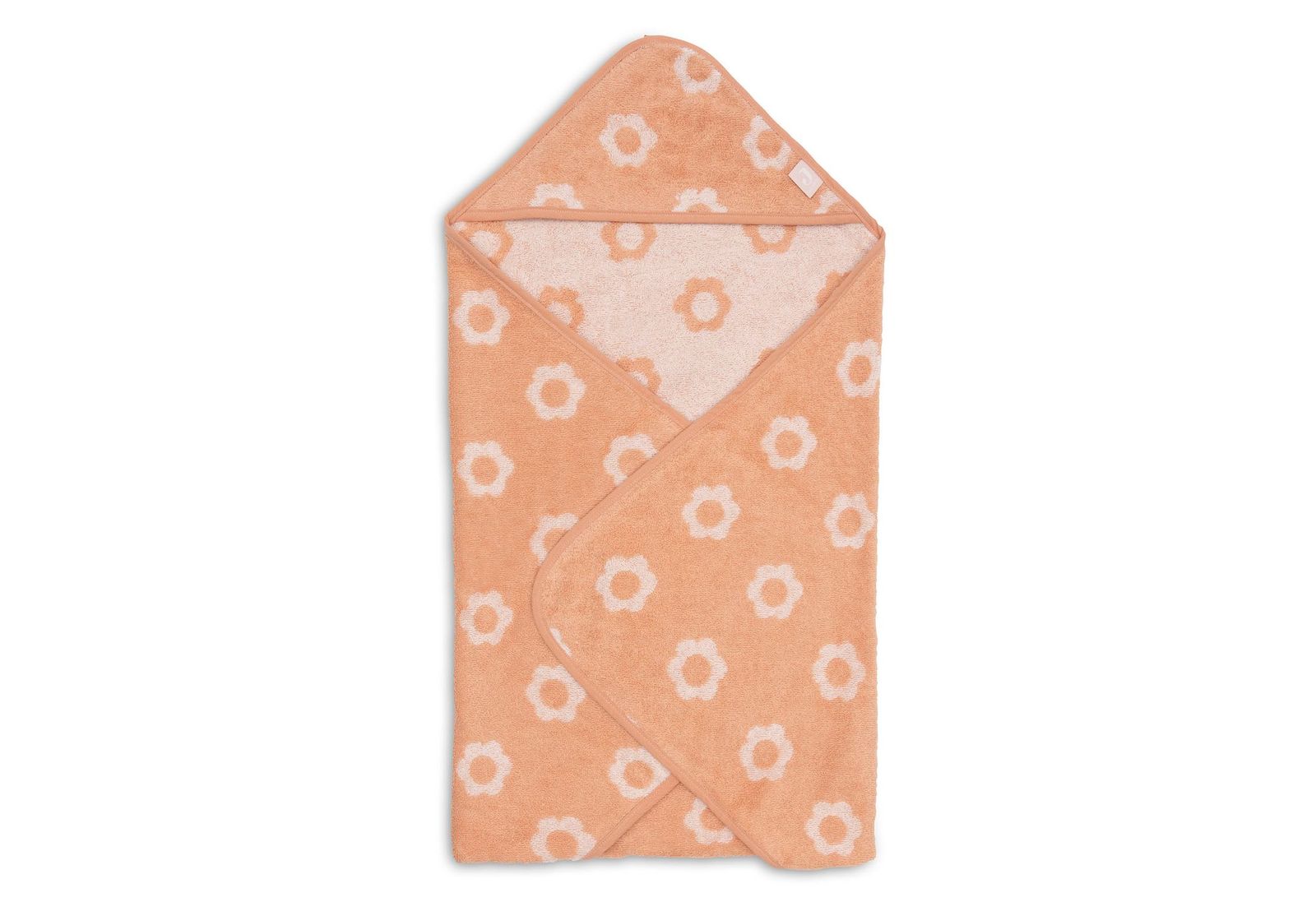 Jollein | Badcape badstof 75x75cm jacquard flower