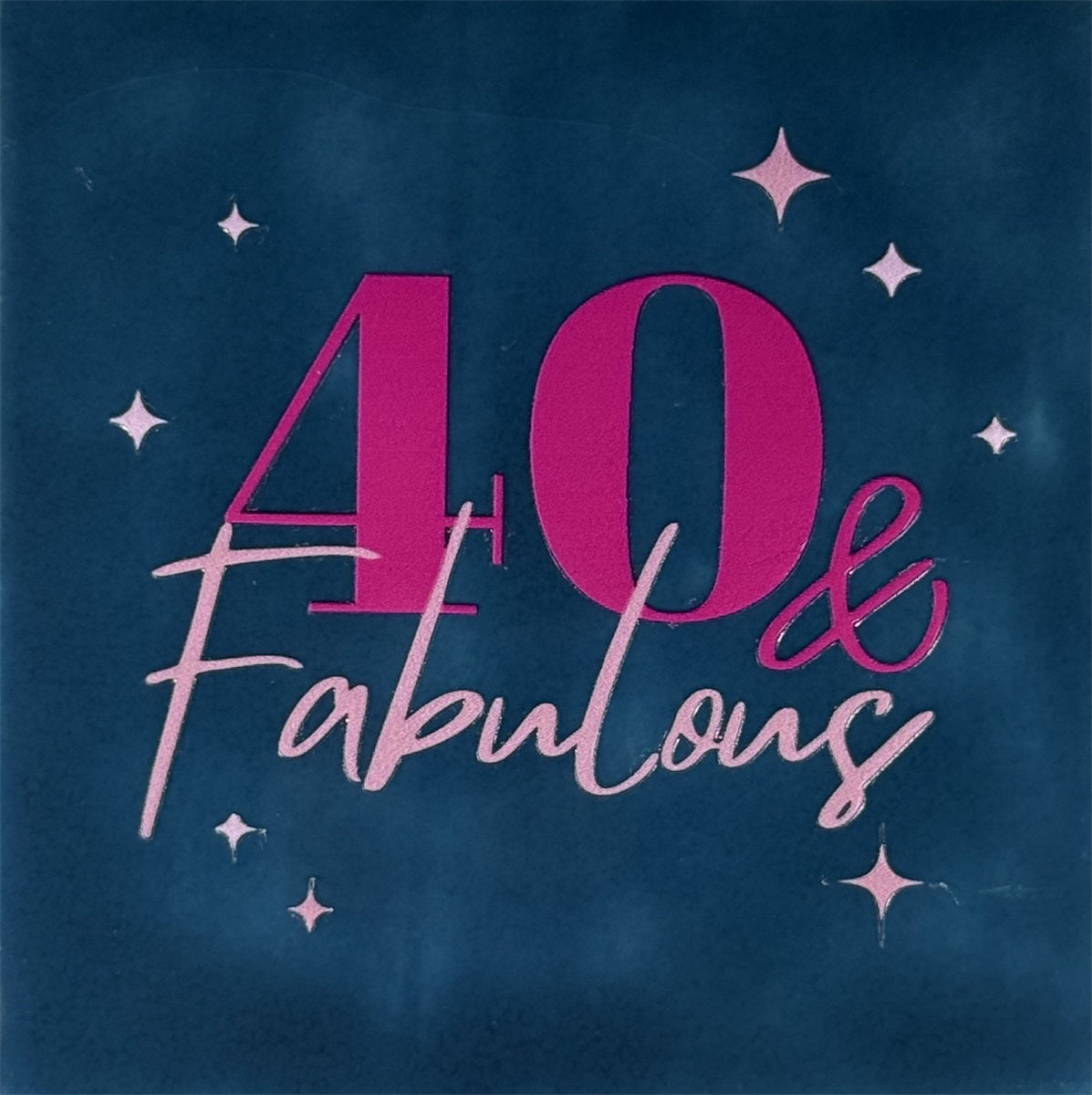 Yett | Tegeltje Blauw 40 fabulous roze