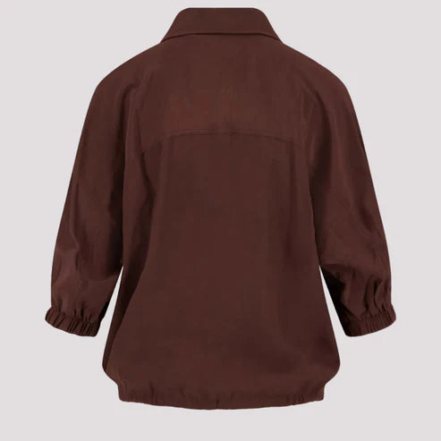 Zusss | Blouse marocain bruin