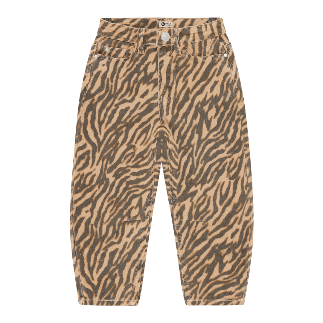 Daily7 | Broek barrel fit animal ginger root