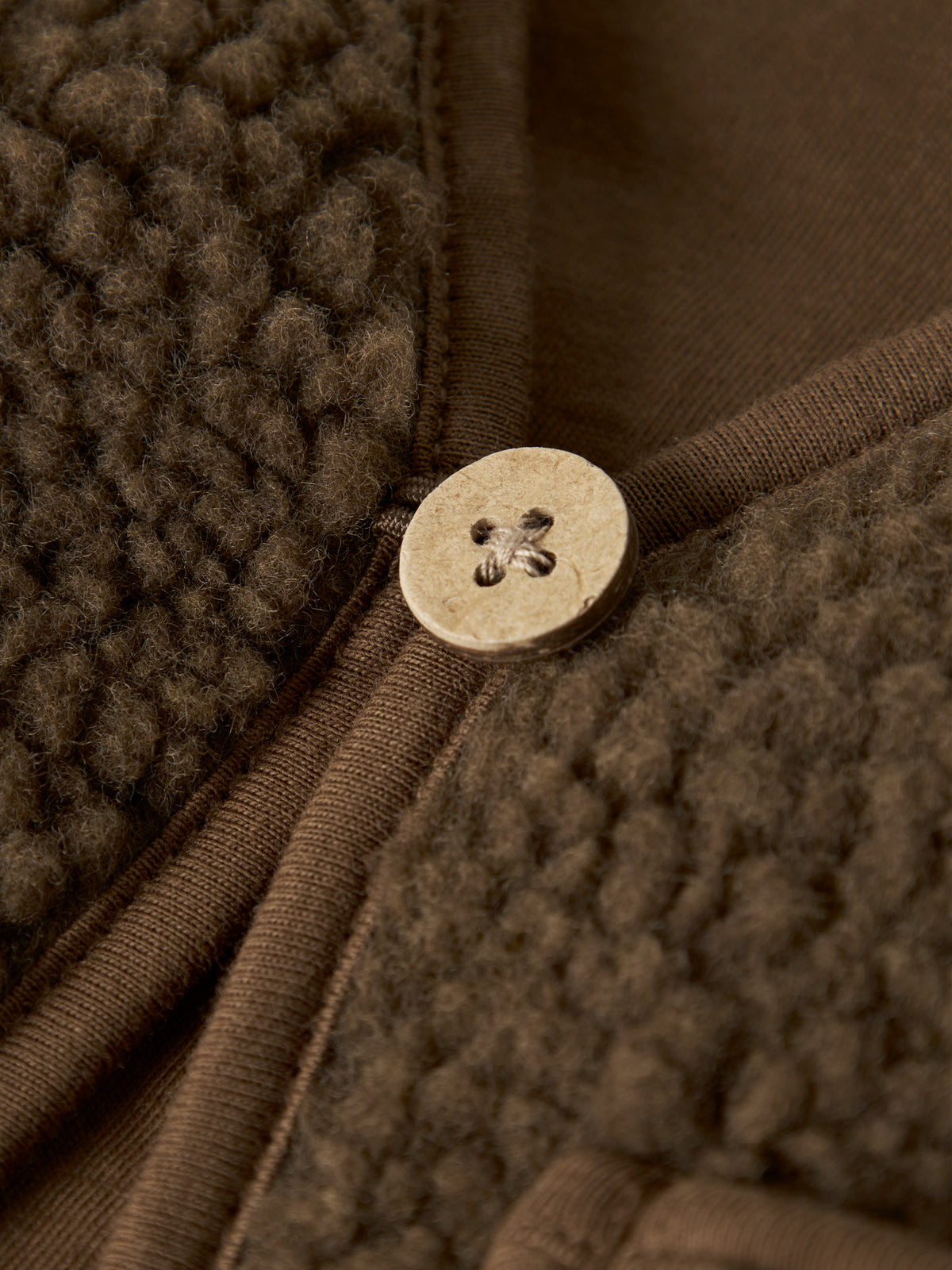 Lil Atelier | Teddy giletje Jono Sherpa teak