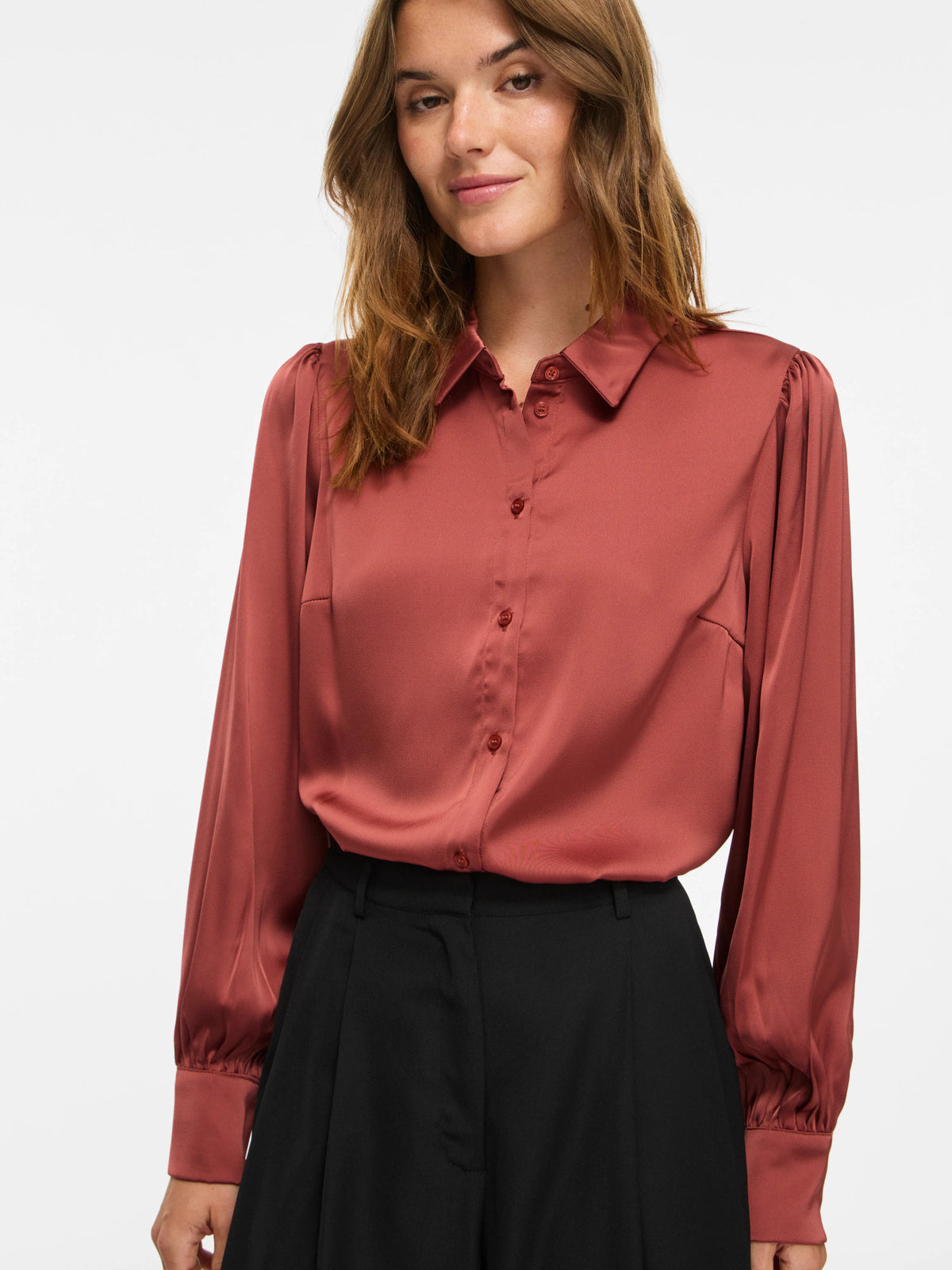 Vila | Blouse Enna Ravenna marsala Noos