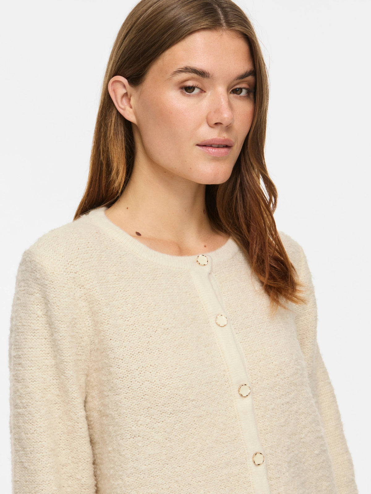 Vila | Teddy vest Pigga birch NOOS
