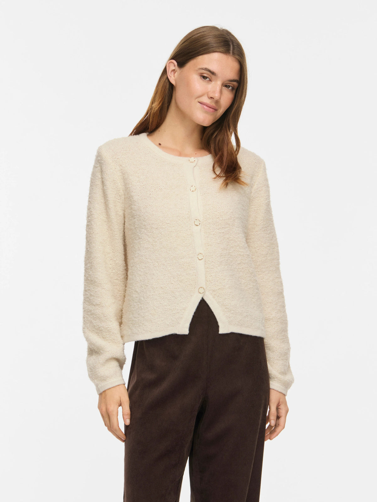 Vila | Teddy vest Pigga birch NOOS