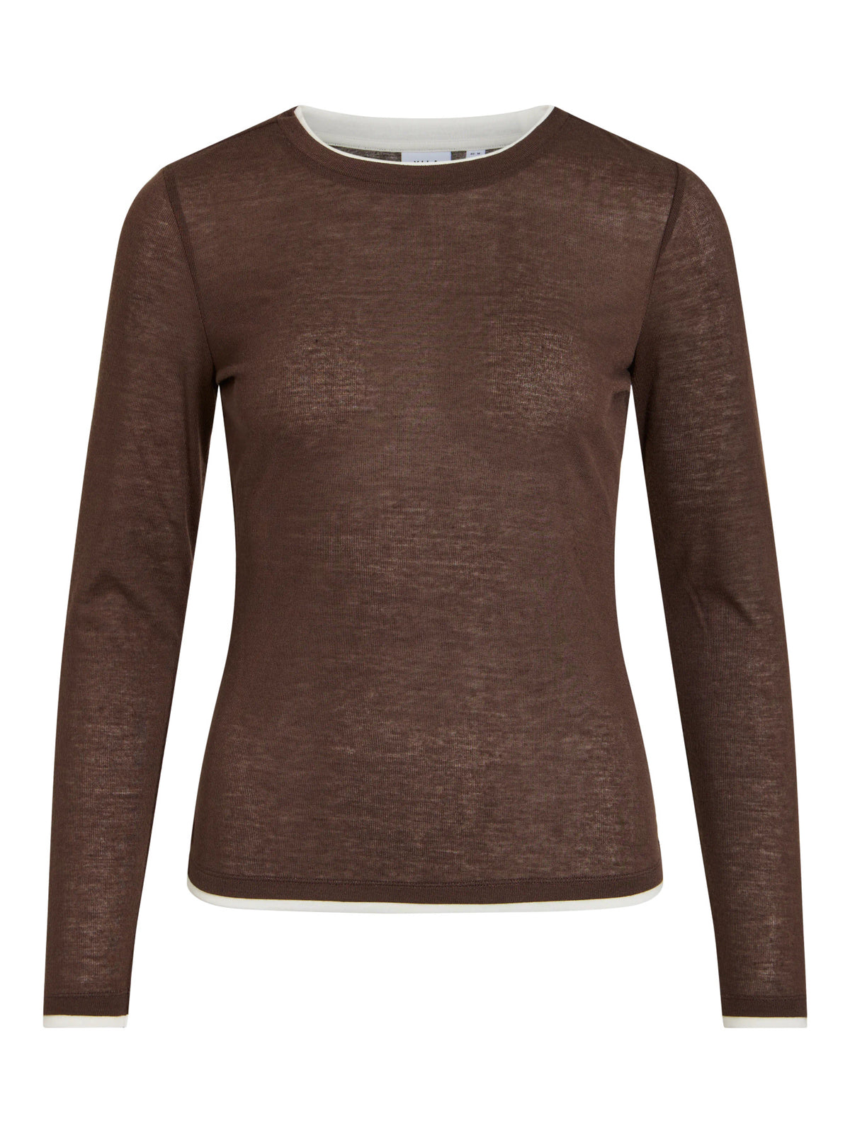Vila | Top Elianne coffee bean NOOS