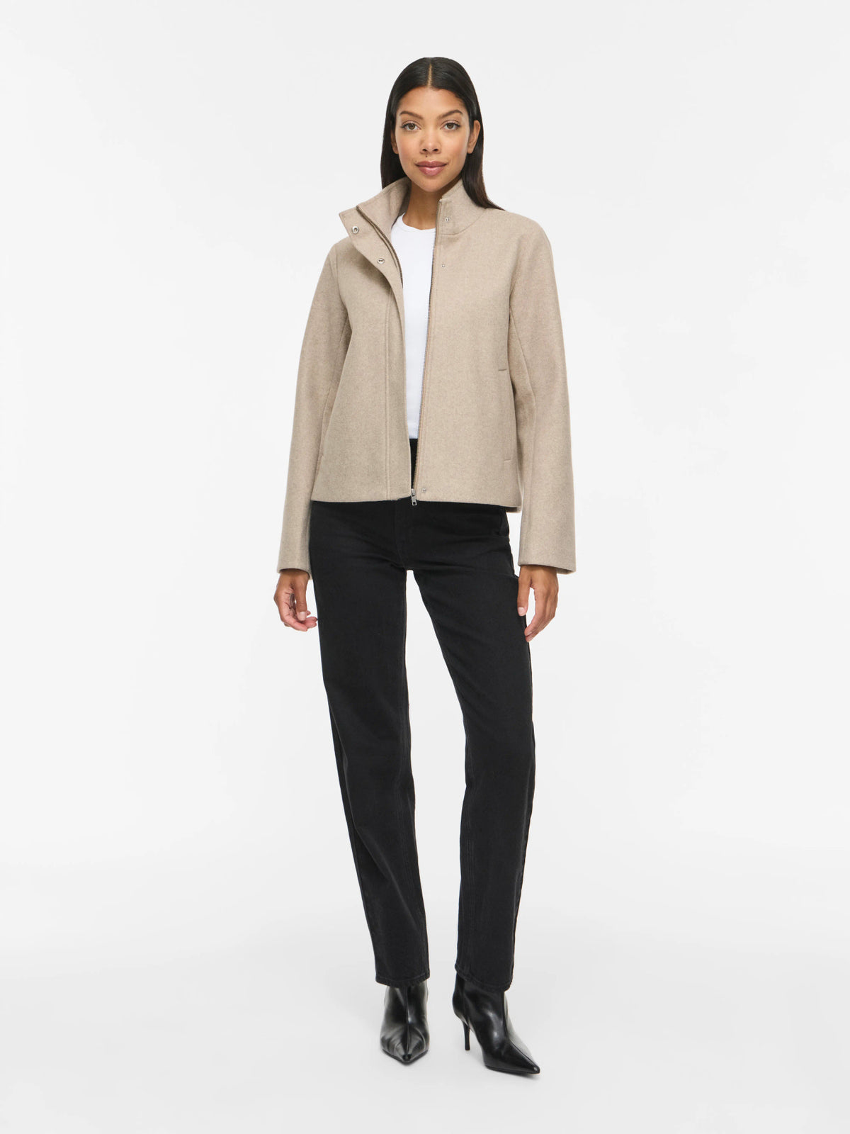 Vila | Jasje Claudia short naturel melange NOOS