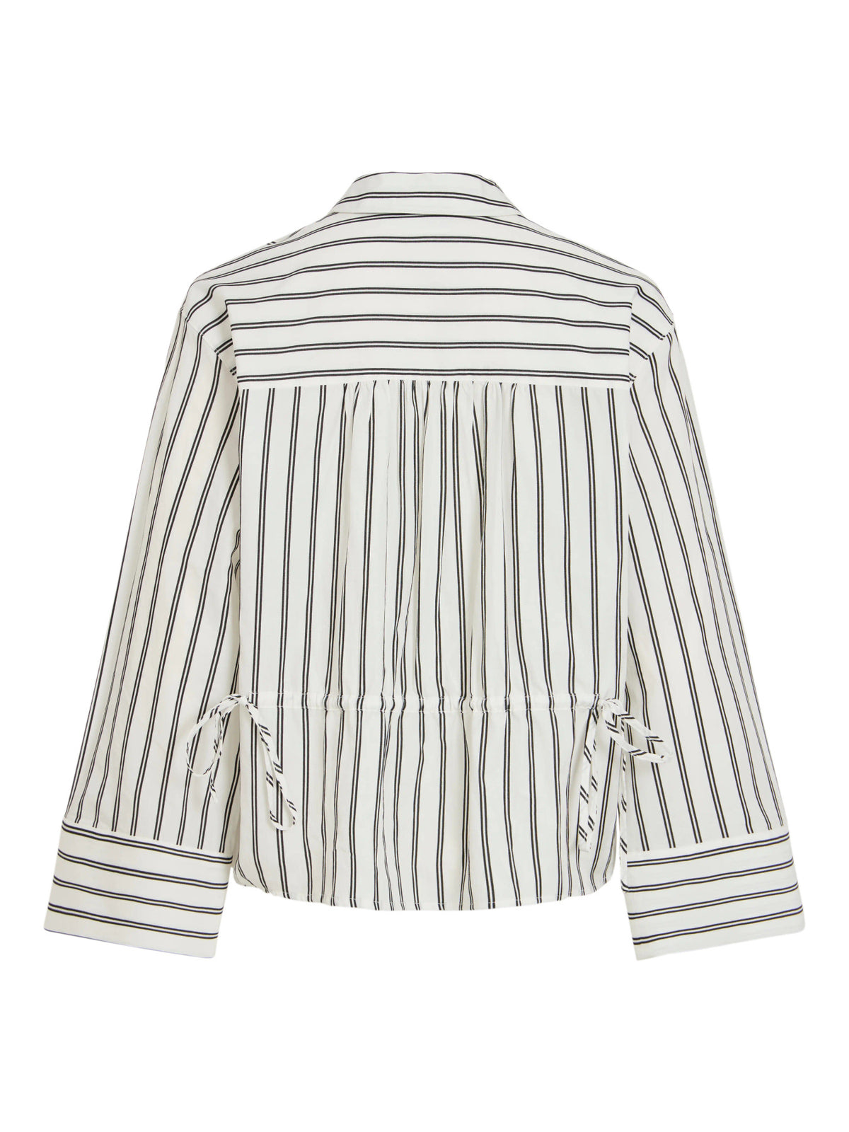 Vila | Blouse Pala wit met zwarte streep