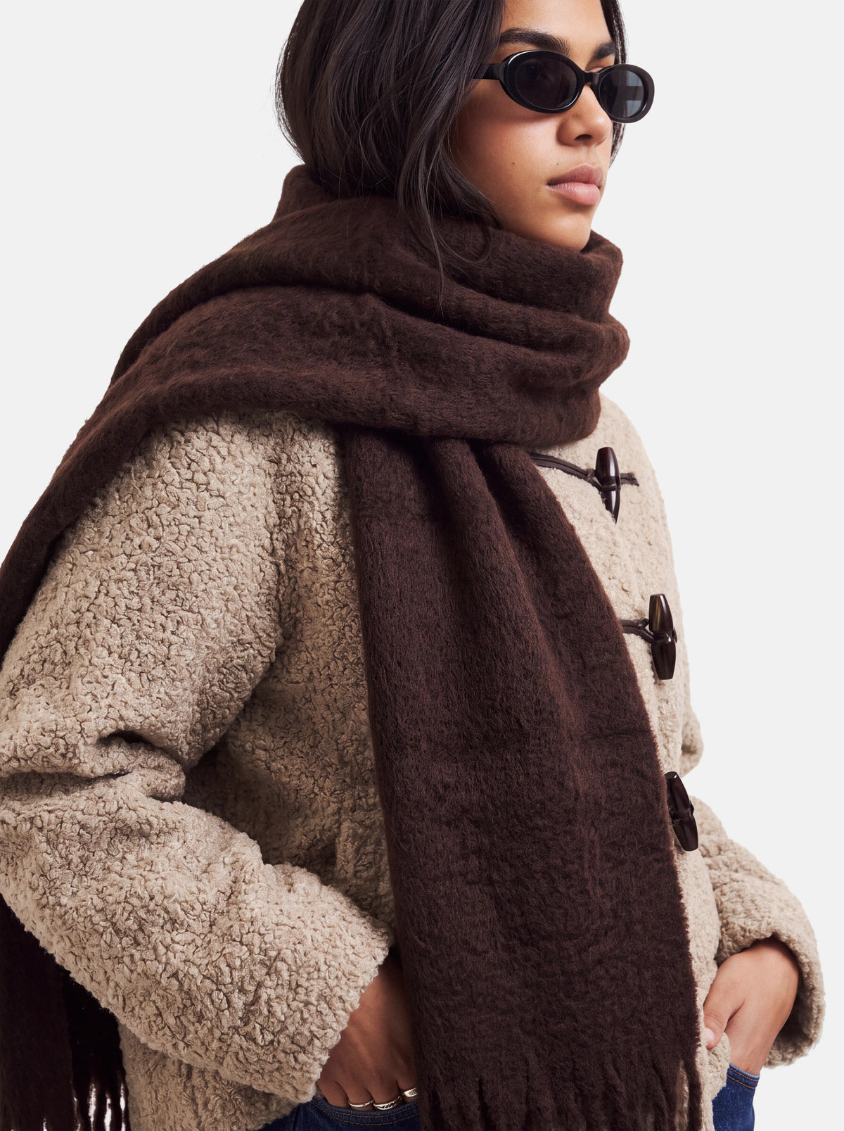 Pieces | Sjaal Nikita Hot fudge NOOS