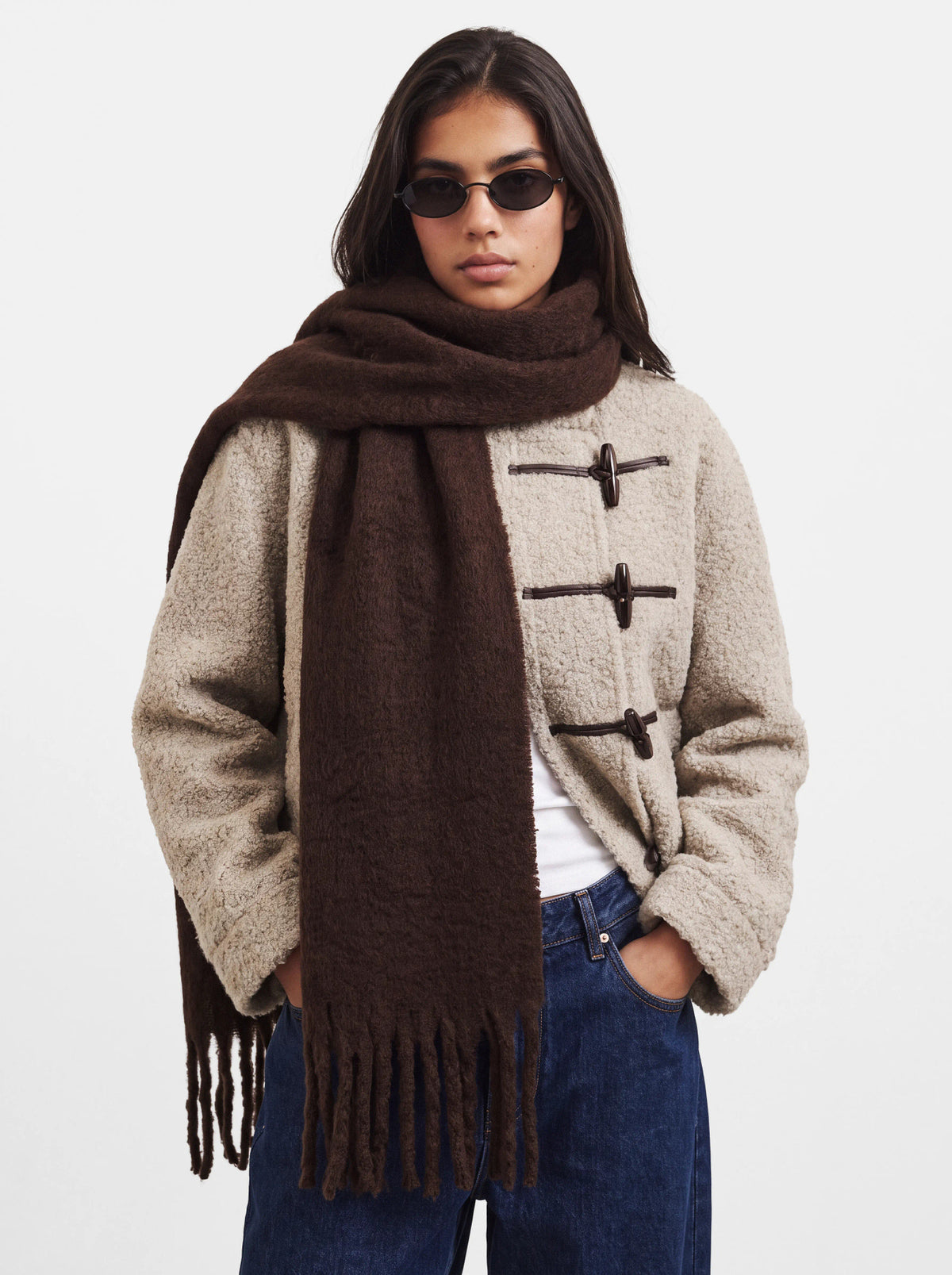 Pieces | Sjaal Nikita Hot fudge NOOS