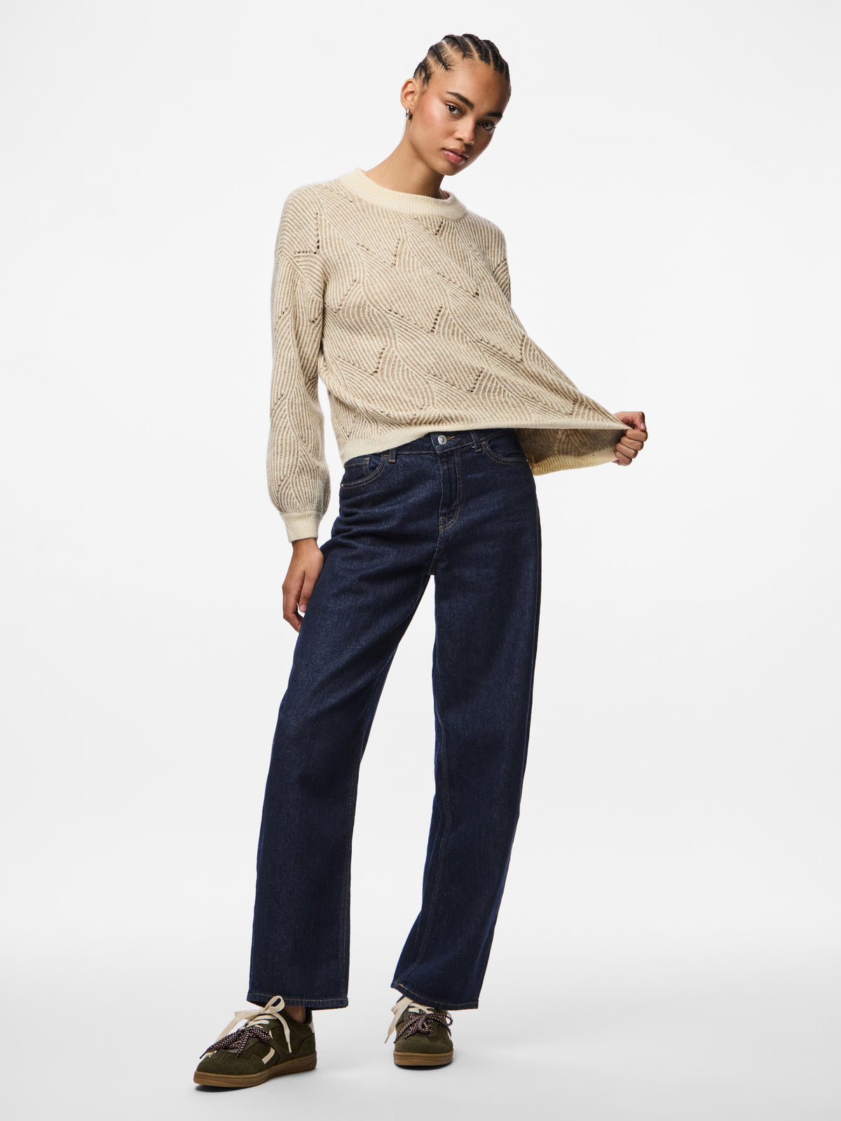 Pieces | Trui Jenna whitecap NOOS