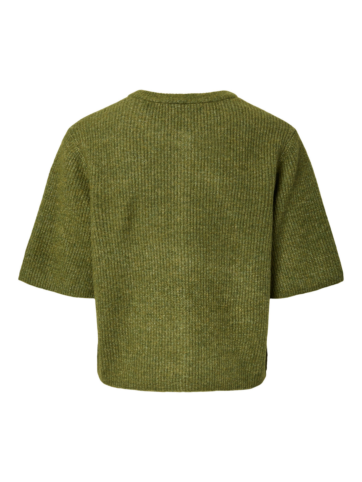 Pieces | Gebreid vestje Silly sphagnum melange NOOS.