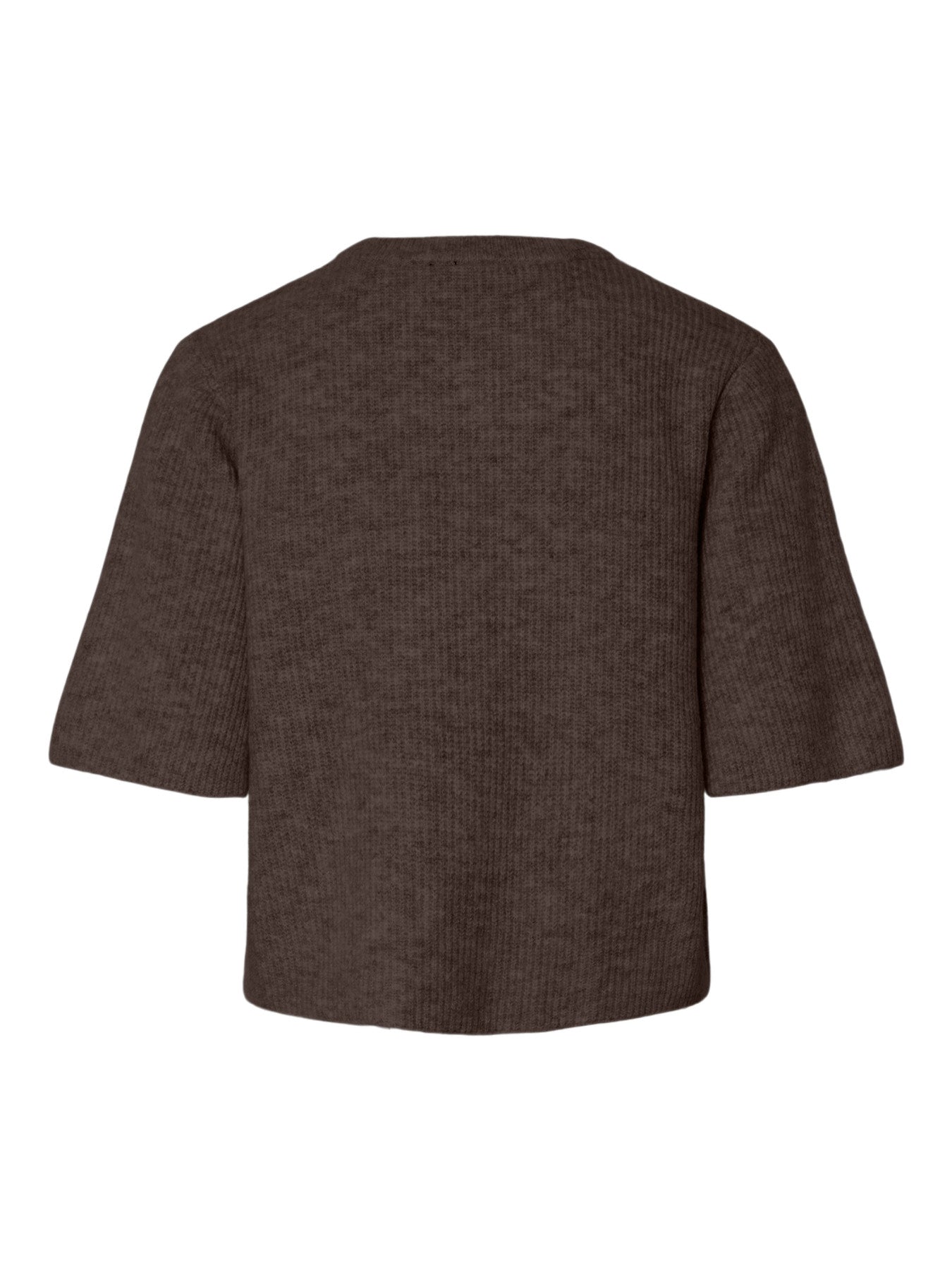 Pieces | Gebreid vestje Silly hot fudge melange NOOS