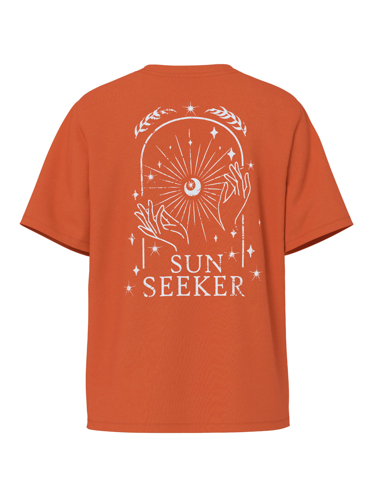 Pieces | T-Shirt Pago burnt ochre sun seeker