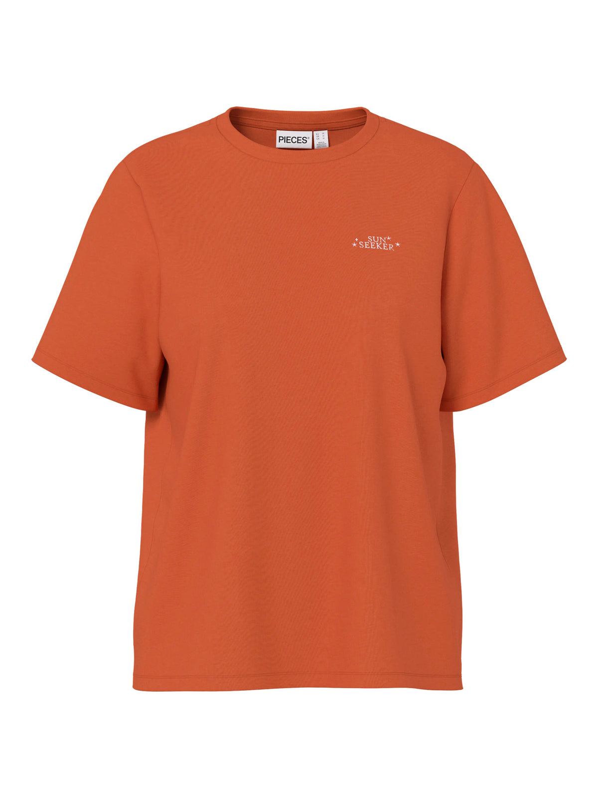 Pieces | T-Shirt Pago burnt ochre sun seeker