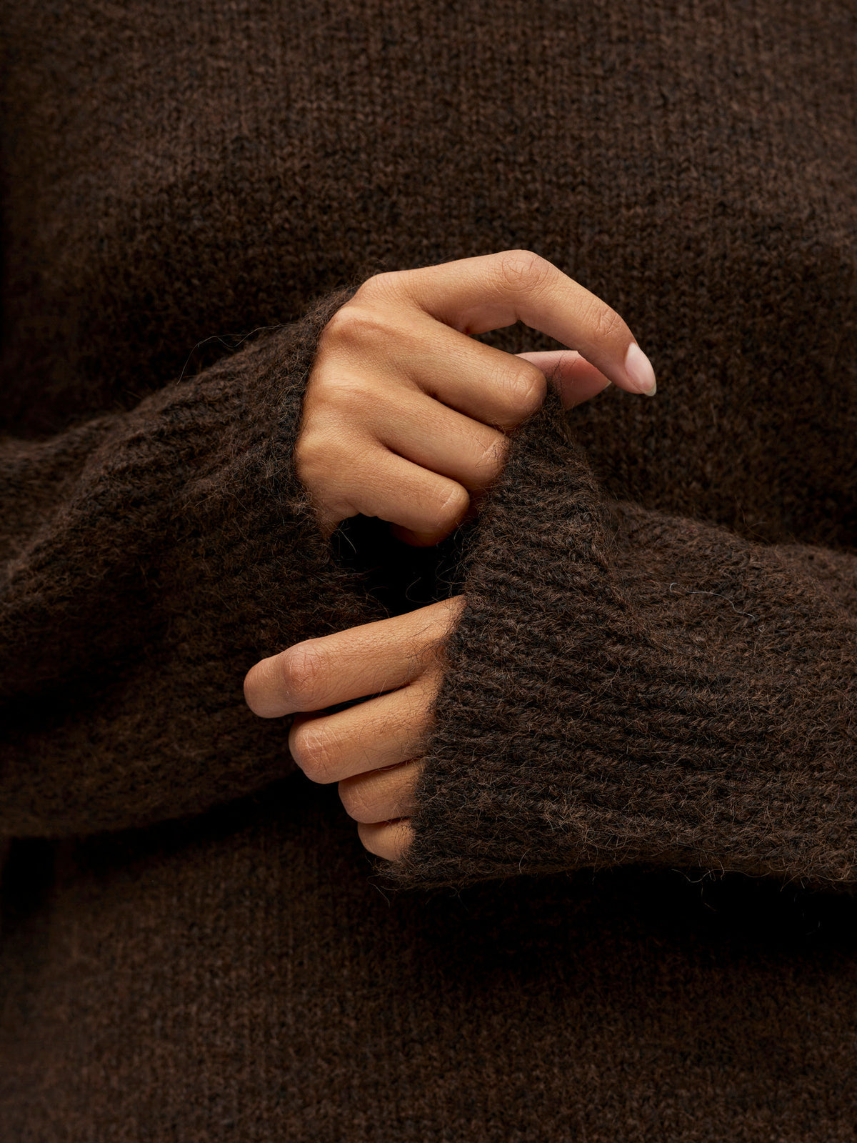 Object | Trui Saggia seal brown melange NOOS
