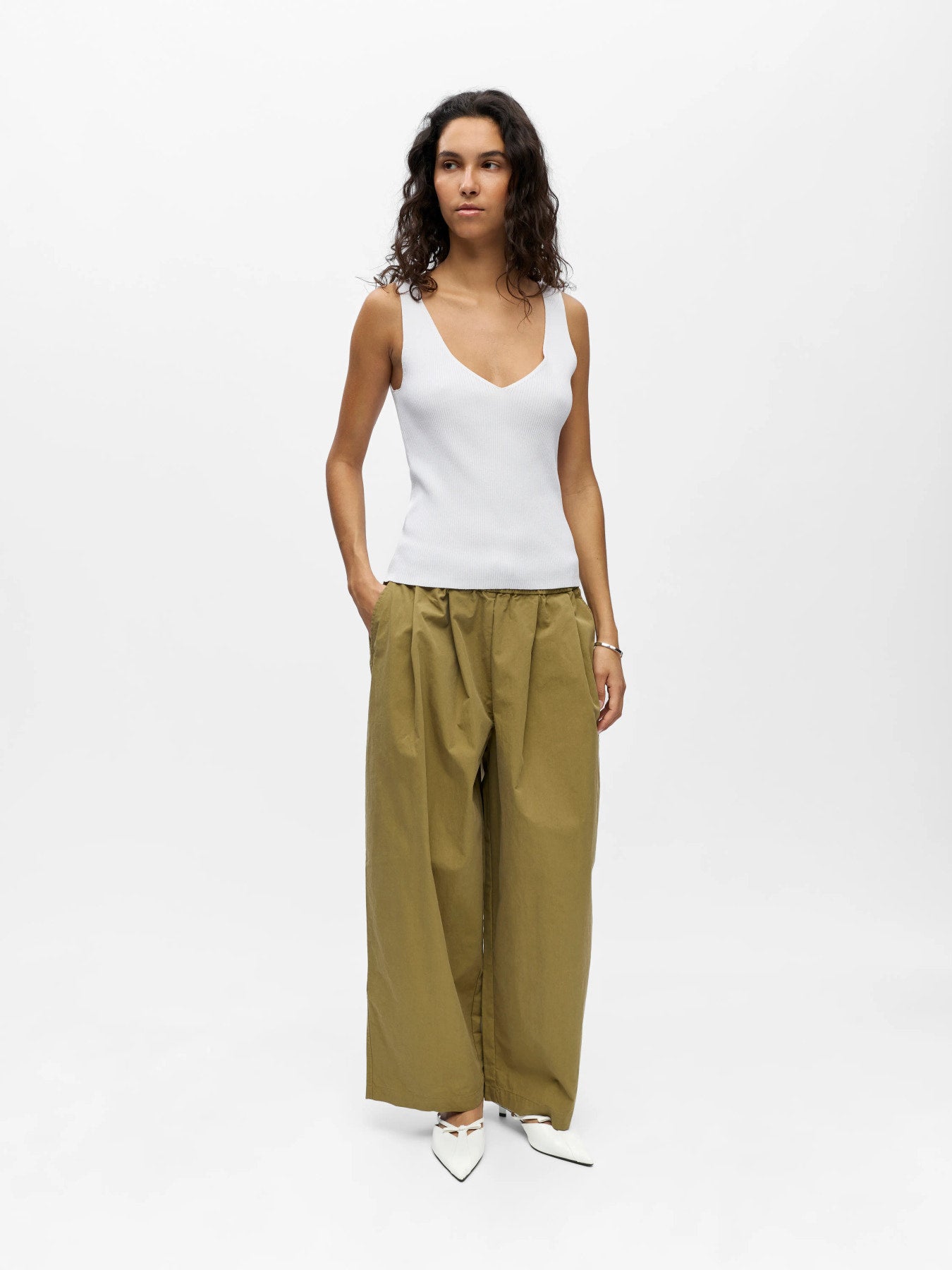 Object | Gebreide top Kuni wit