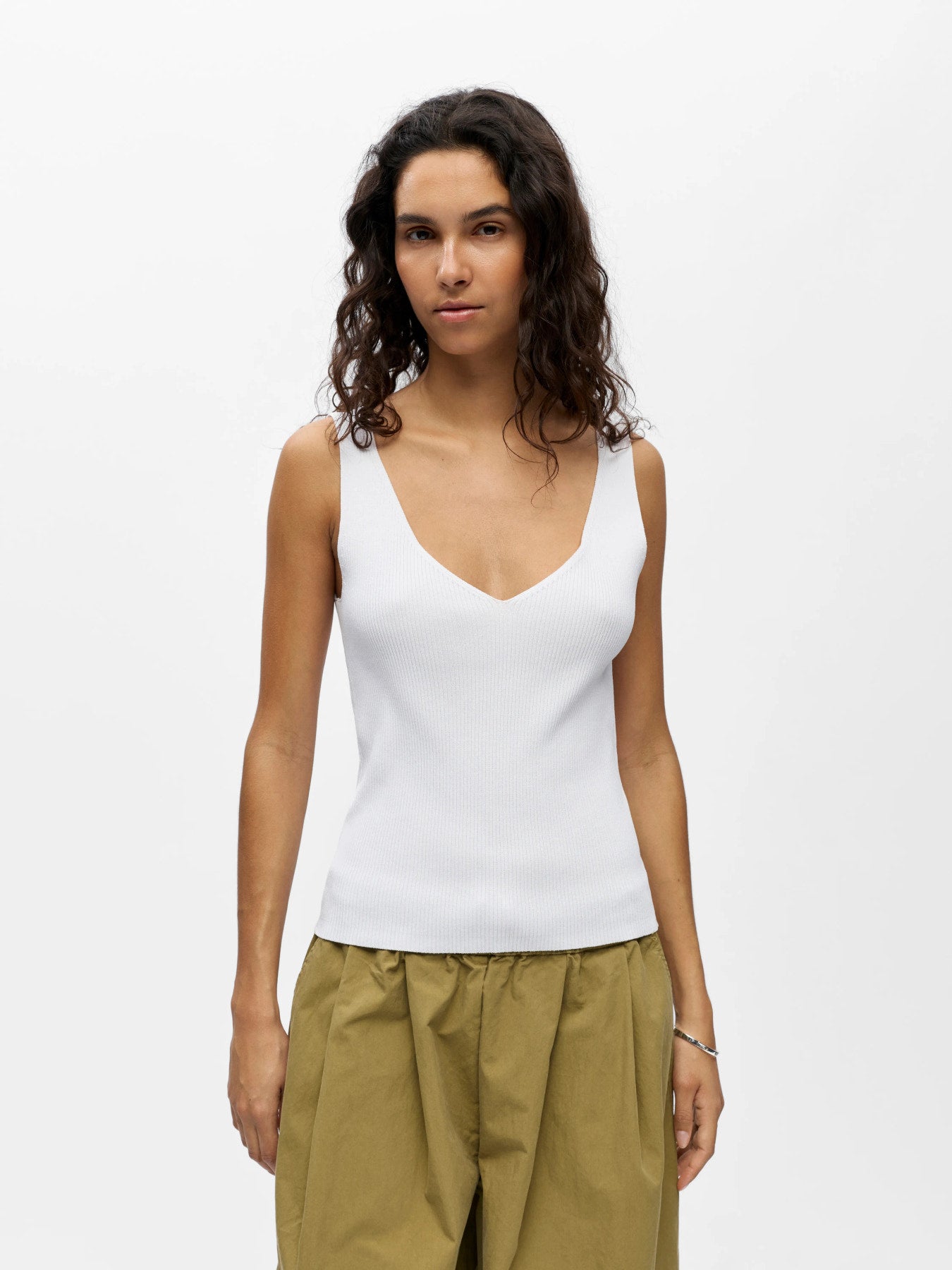 Object | Gebreide top Kuni wit