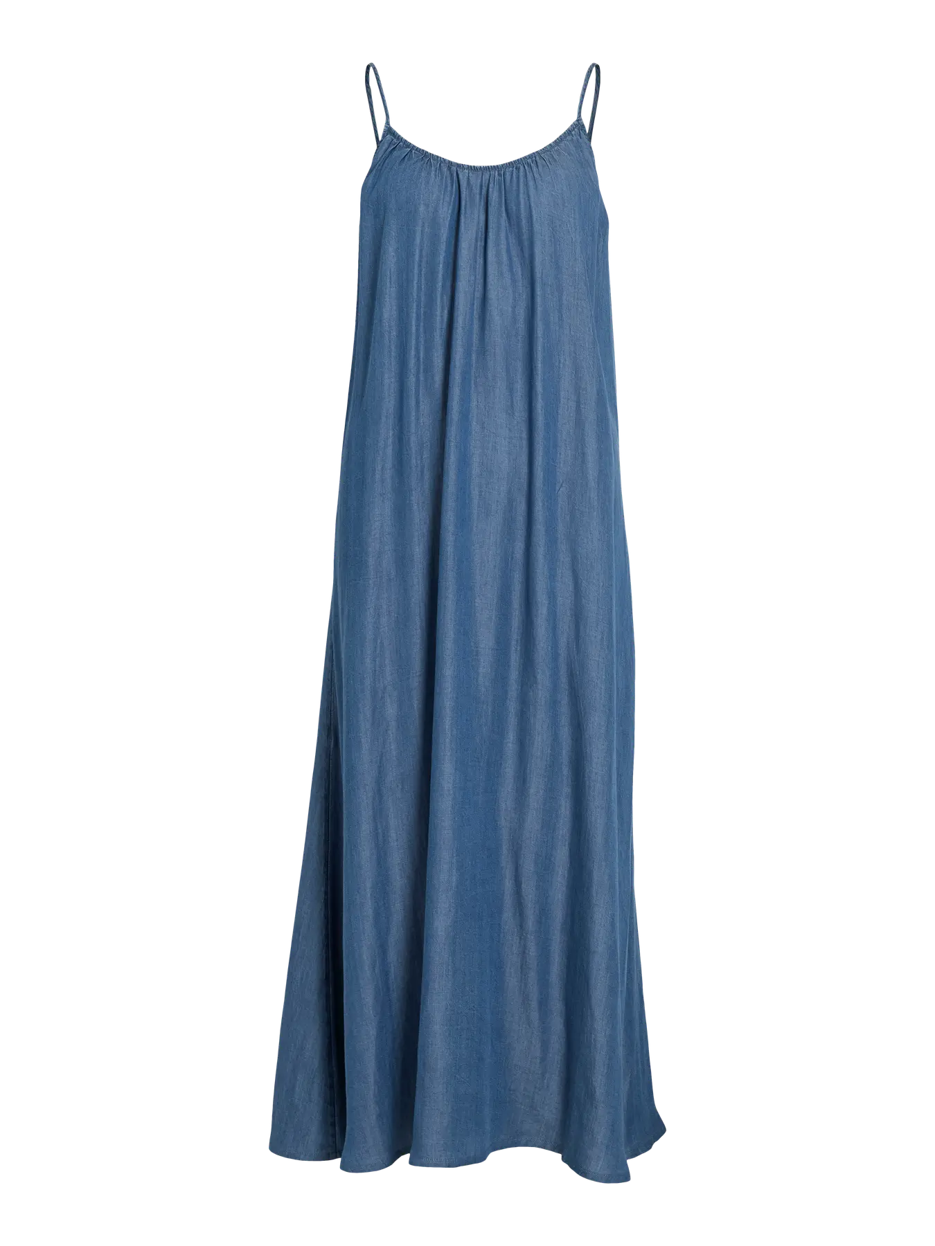 Vila | Jurk Tevira medium blue denim
