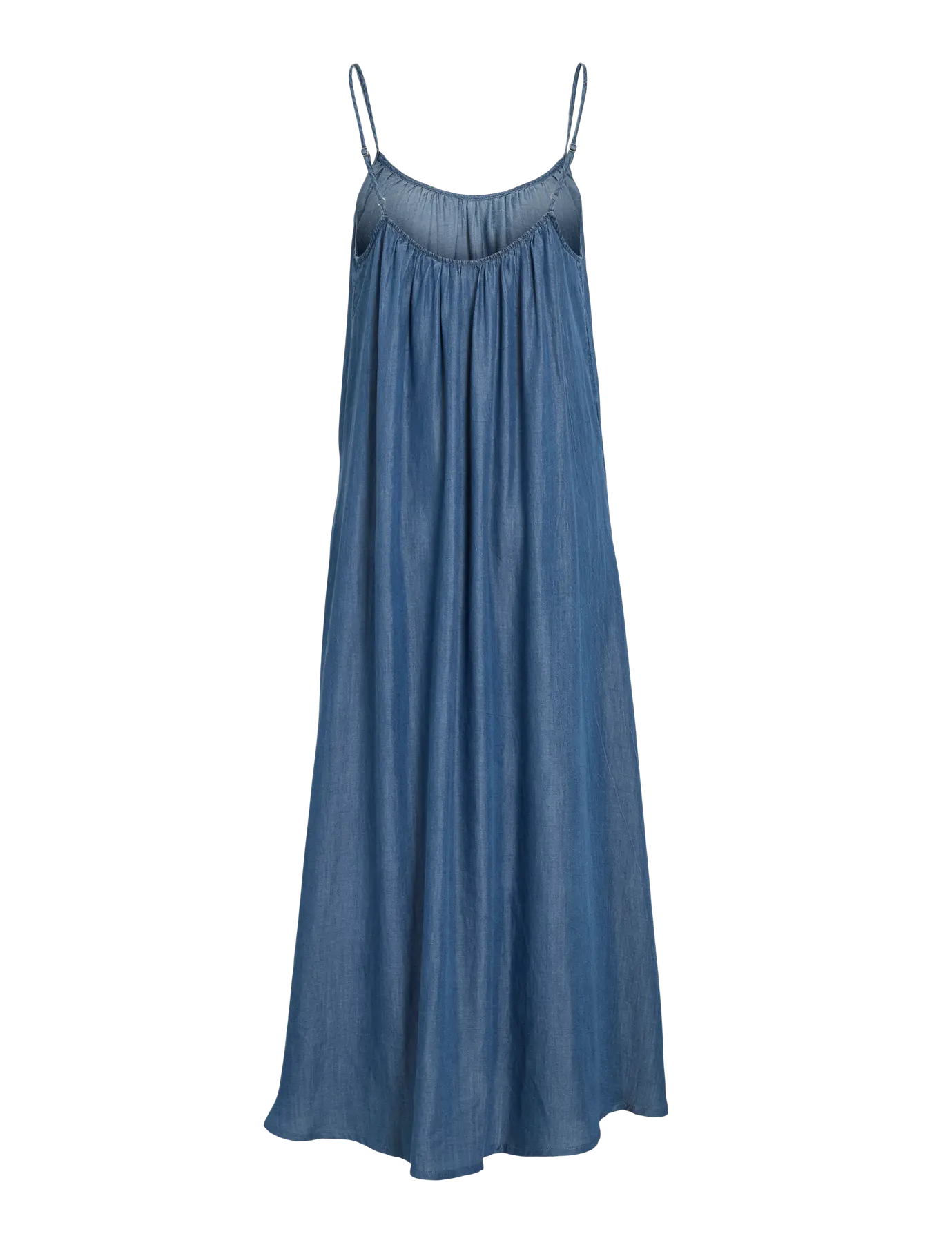 Vila | Jurk Tevira medium blue denim