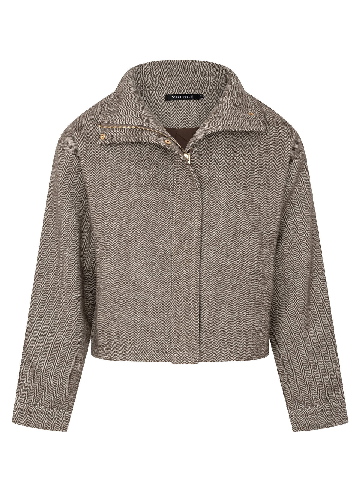 Ydence | Jacket Gemma Dark brown