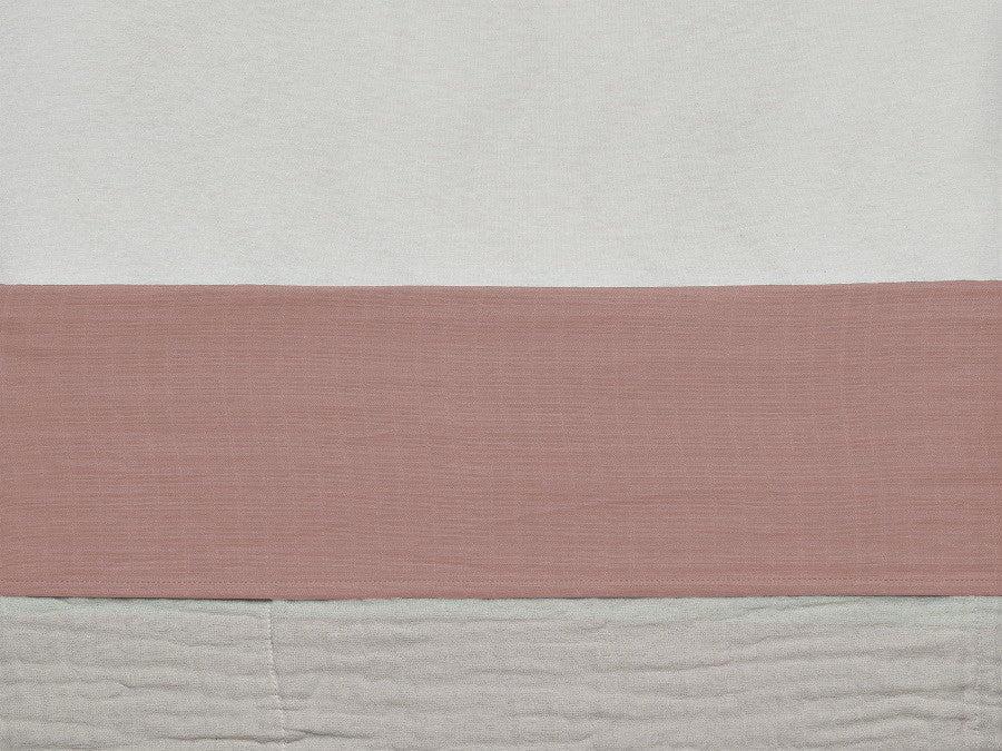 Jollein | Wieg laken 75x100cm rosewood
