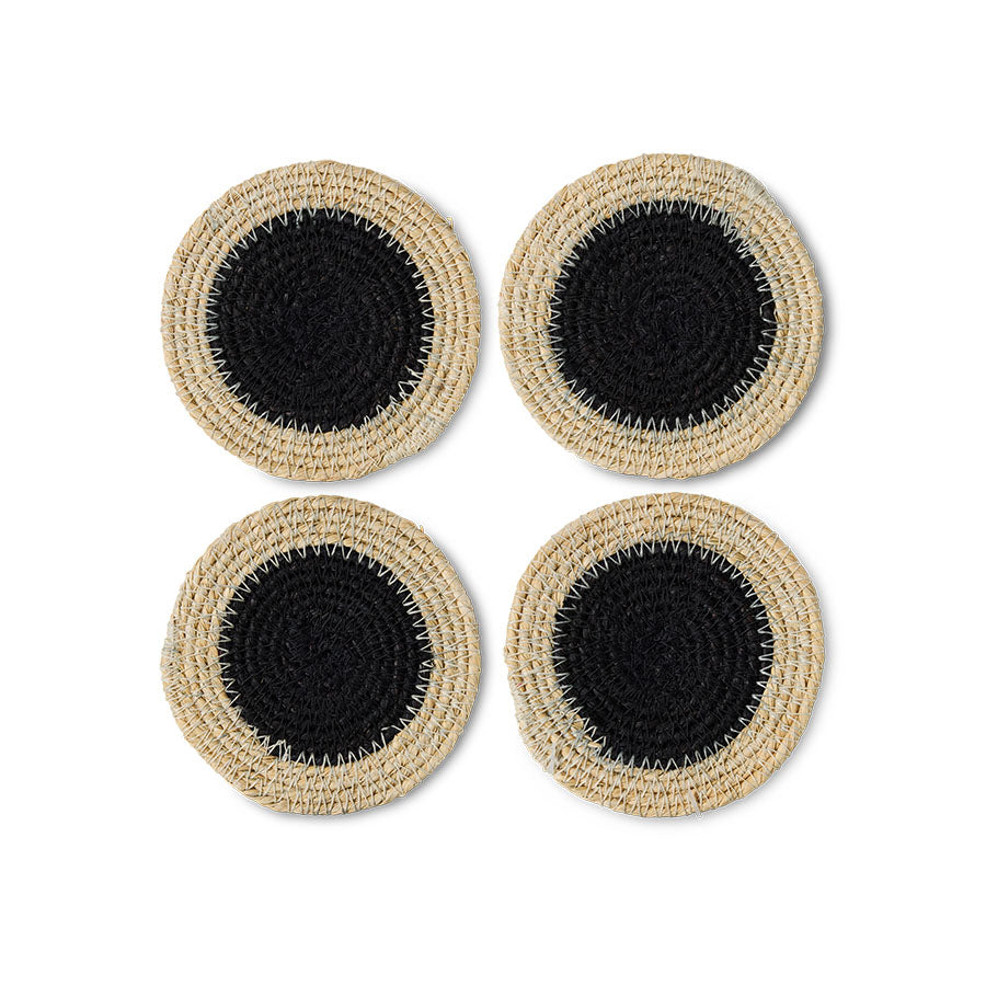 HK Living | Soft edge coasters, Amalfi (set of 4)