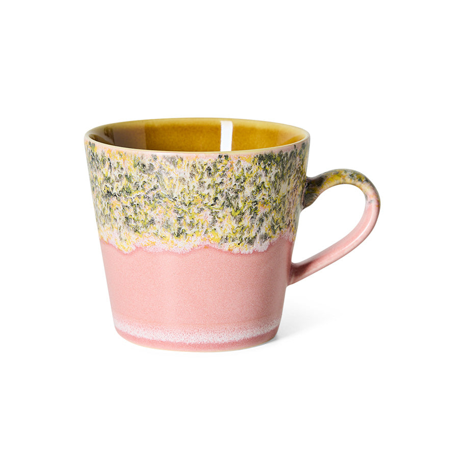 HK Living | 70s ceramics: cappuccino mug, macaron