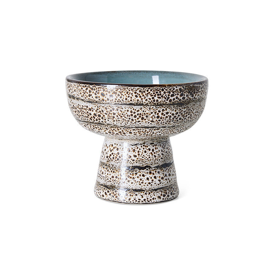 HK Living | 70s ceramics: tapas bowl on base S, brew
