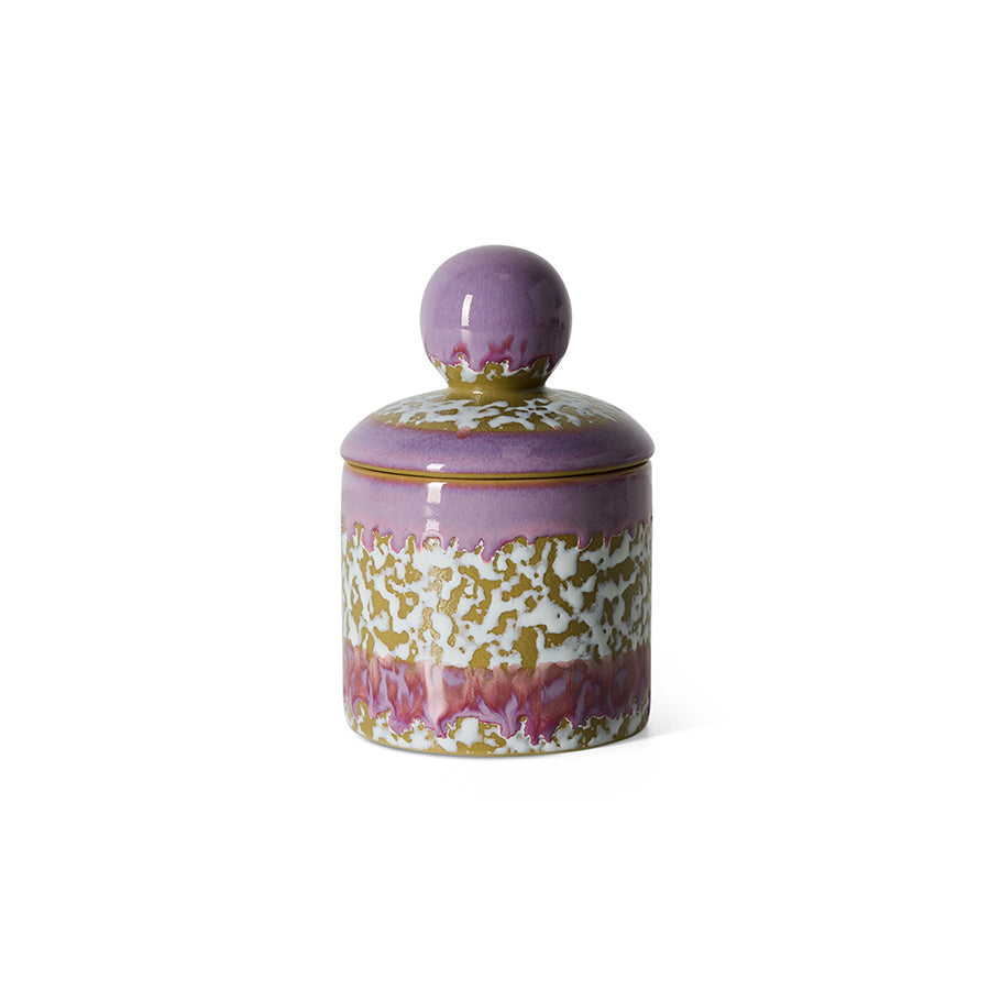 HK Living | 70s ceramics: small storage jar, deepsea