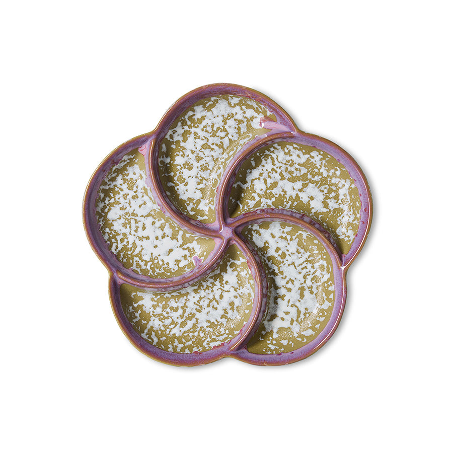 HK Living | 70s ceramics: snack tray, deepsea