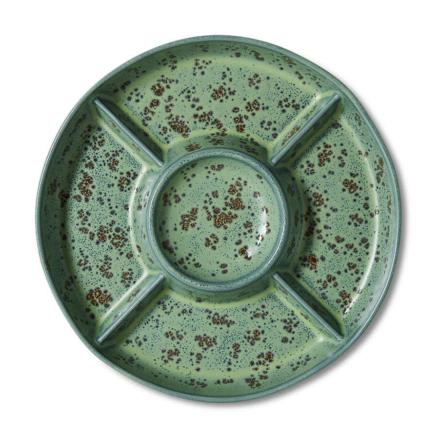 HK Living | 70s ceramics: snack plateau, minty