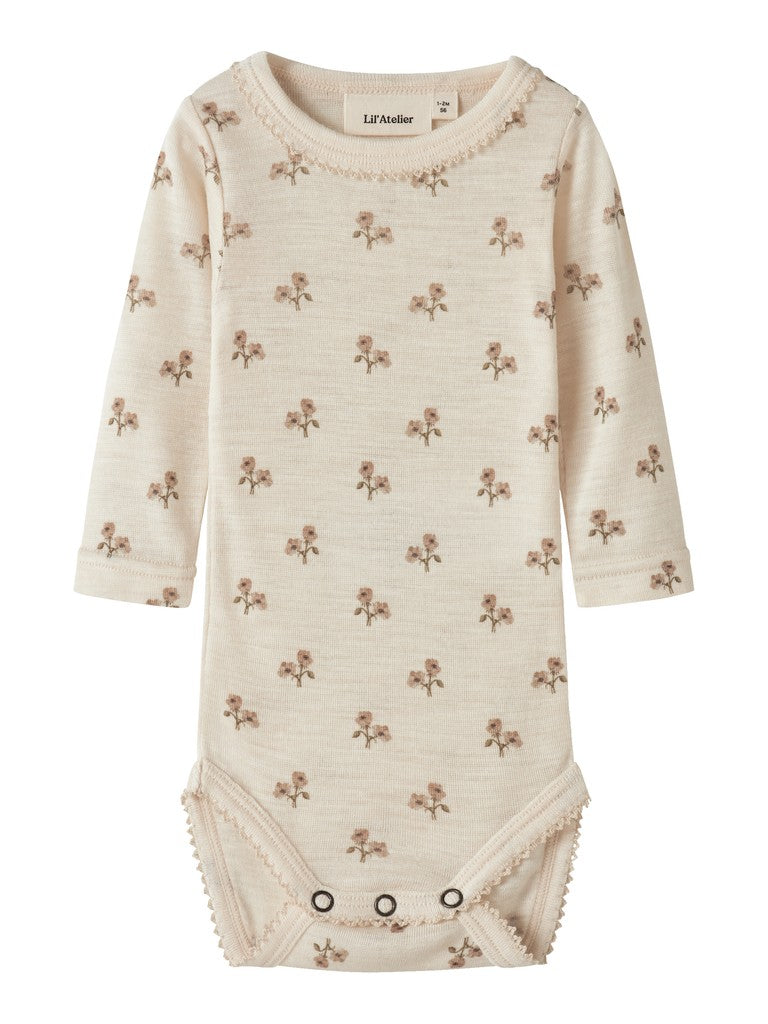 Lil Atelier | Romper Nalu turtledove flower