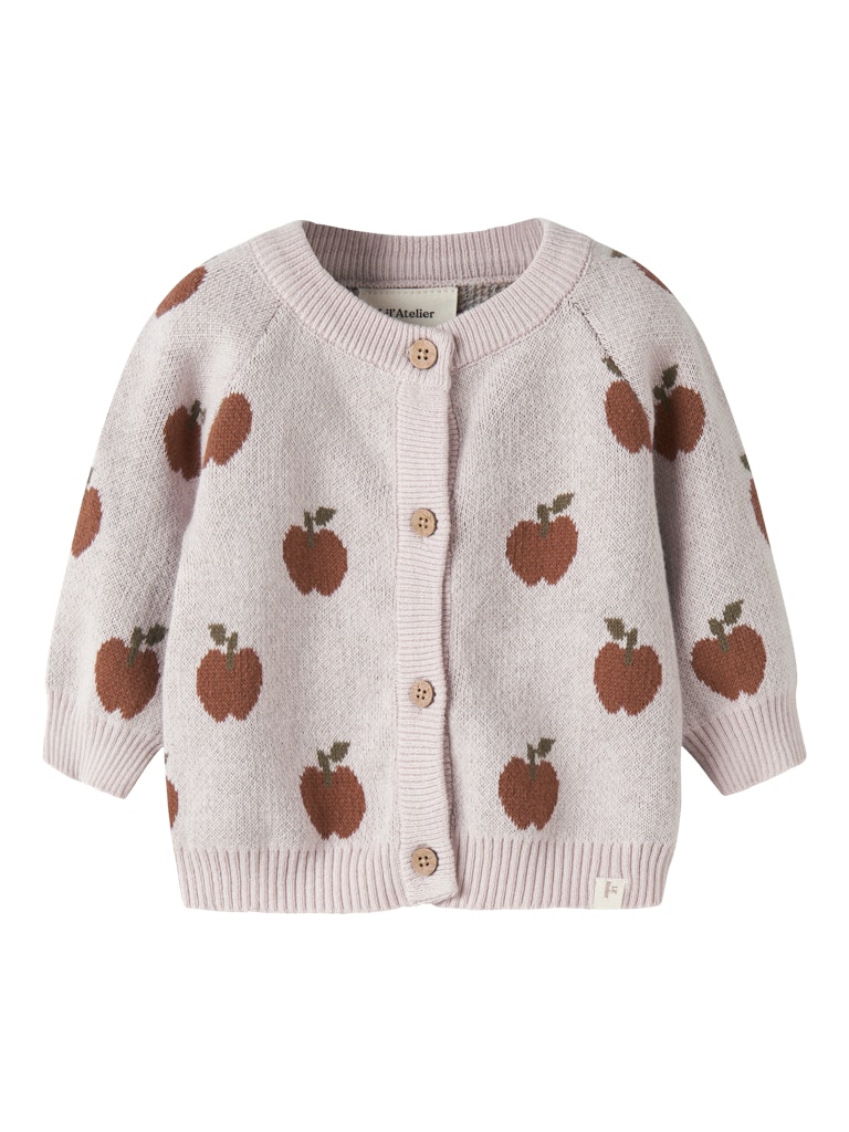 Lil Atelier | Gebreid vest Lulio NOOS hushed violet