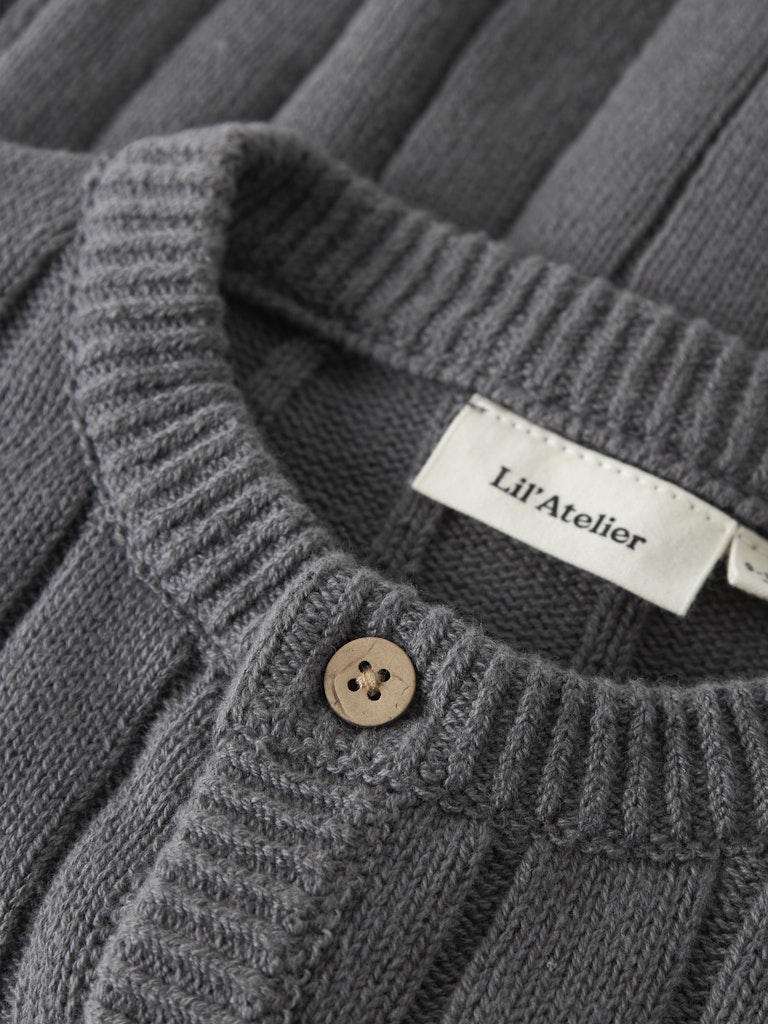 Lil Atelier | Gebreid vestje Lomon poppy seed