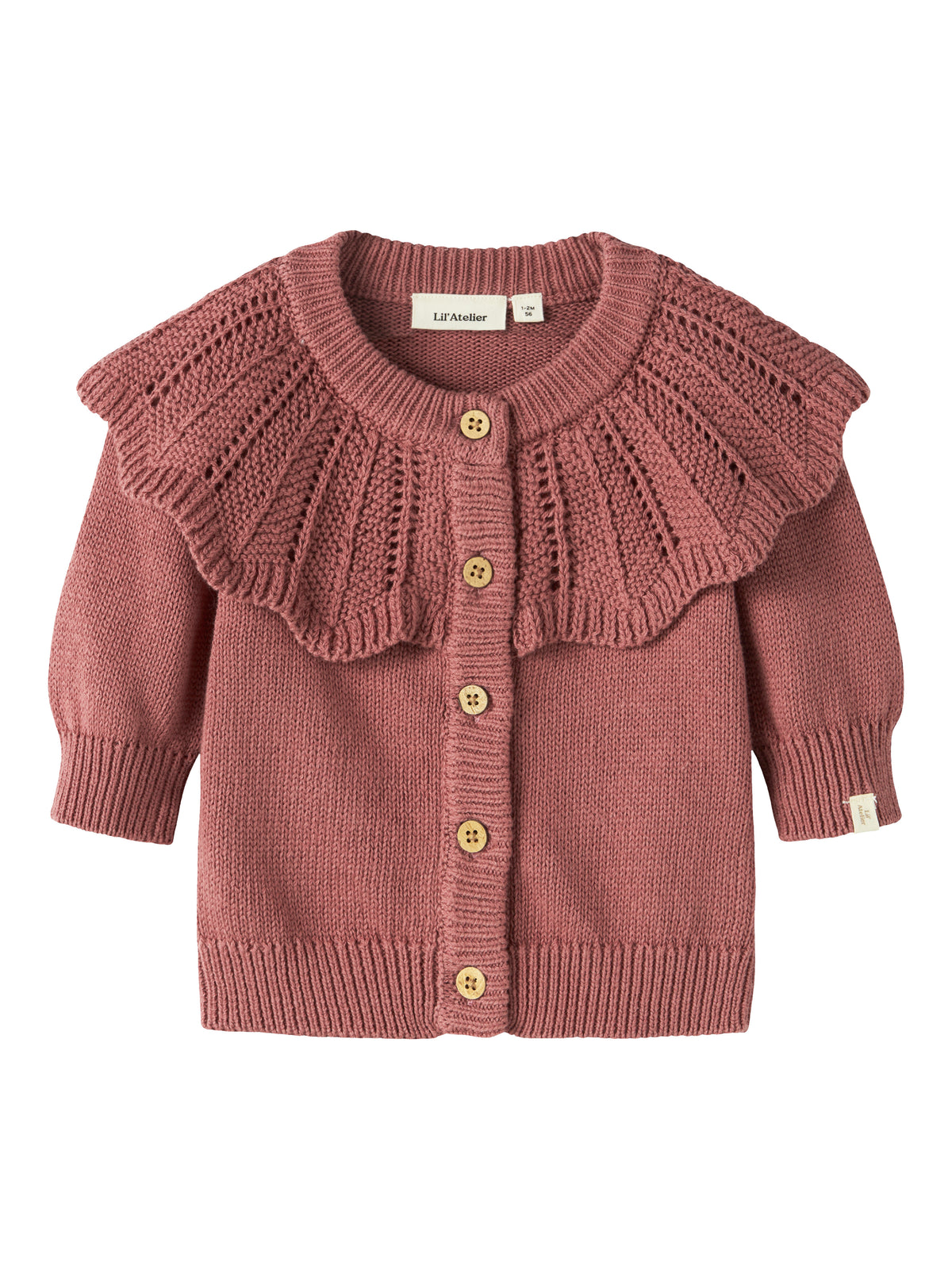 Lil Atelier | Gebreid vest Noda withered rose