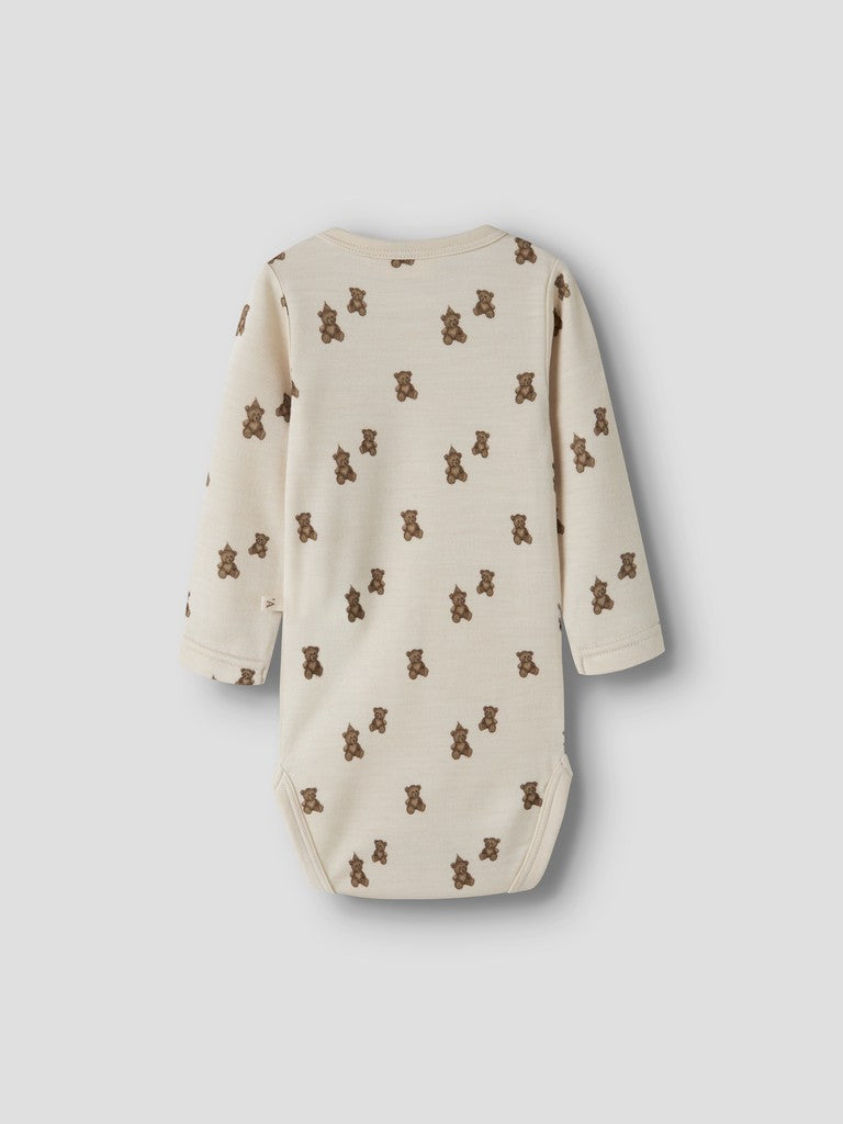 Lil Atelier | Romper Nilo Nun turtledove teddy bear NOOS