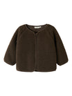 Lil Atelier | Jas Nalo Bia sherpa dark earth