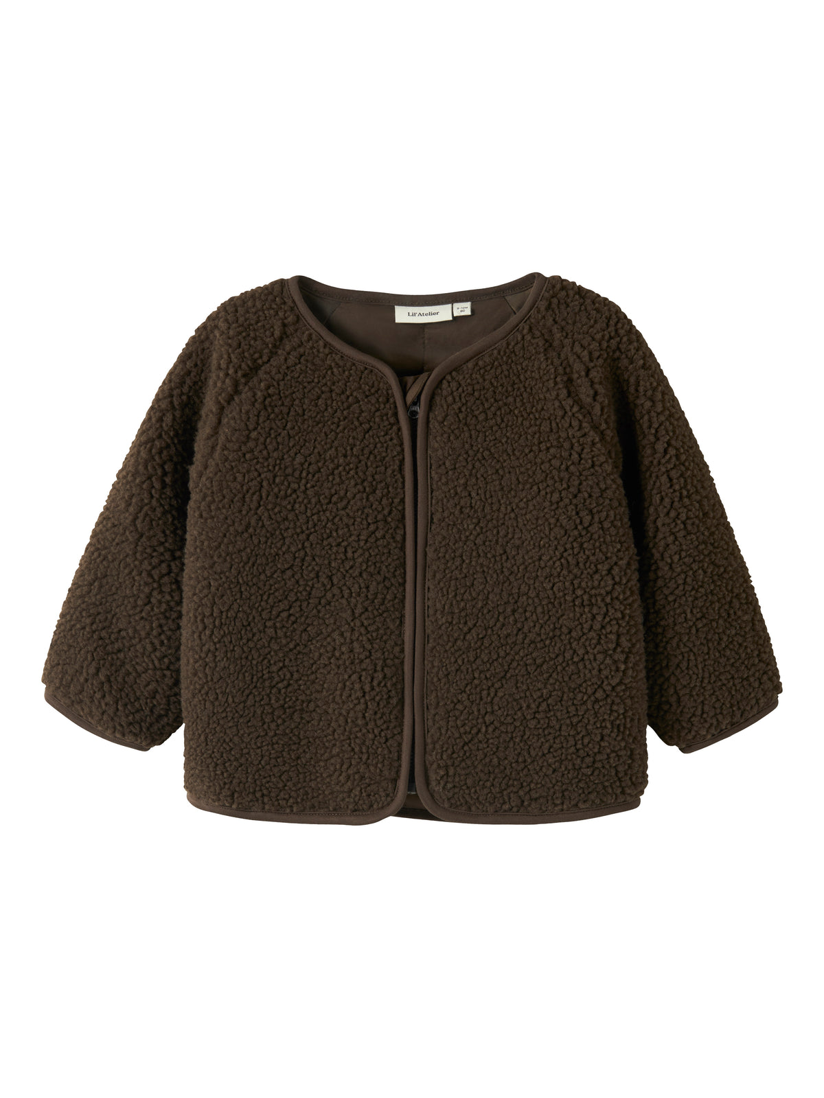 Lil Atelier | Jas Nalo Bia sherpa dark earth